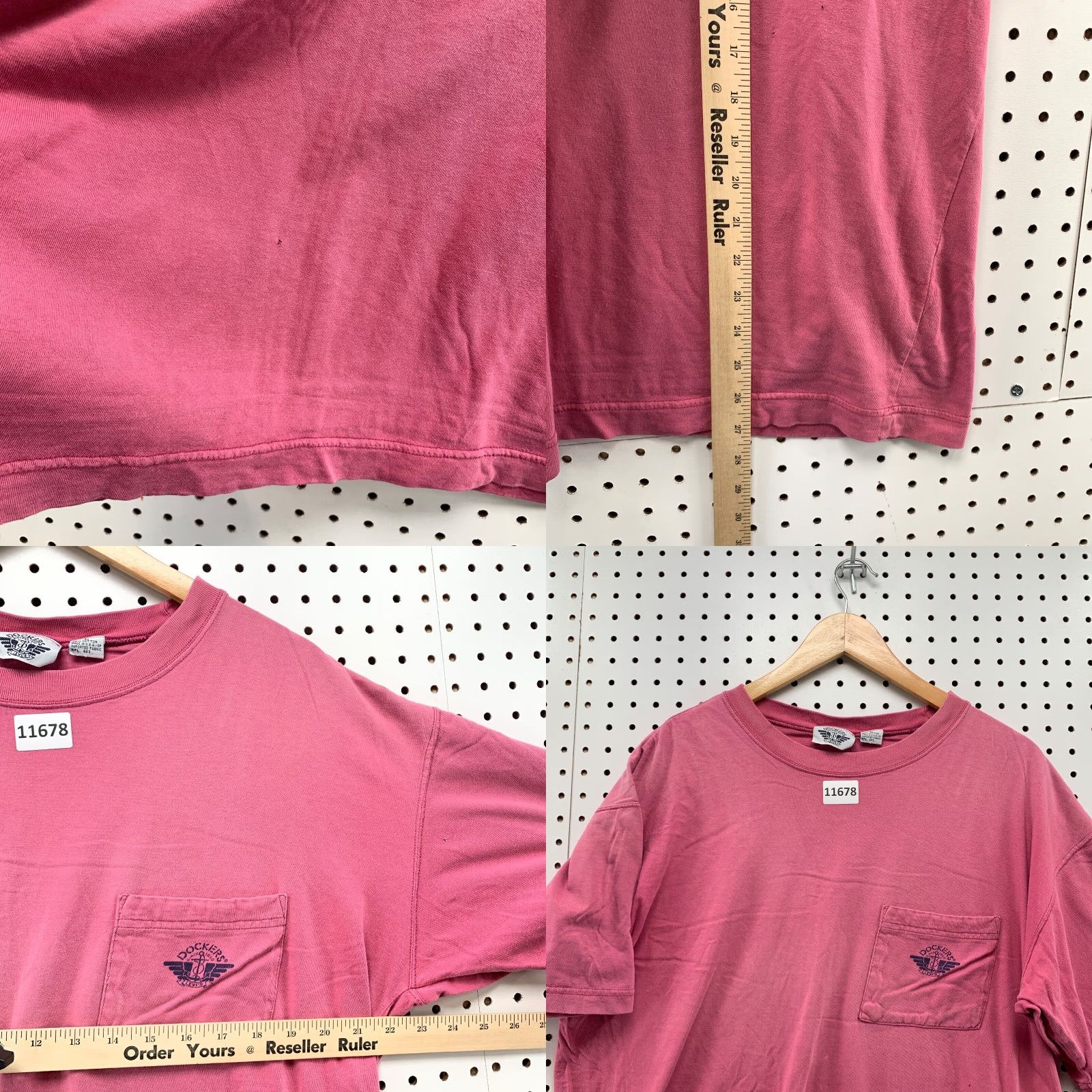 Dockers Vintage Dockers Pocket Shirt Mens Large Red Short Sleeve 90s USA Made Size L Size US L / EU 52-54 / 3 - 9 Thumbnail