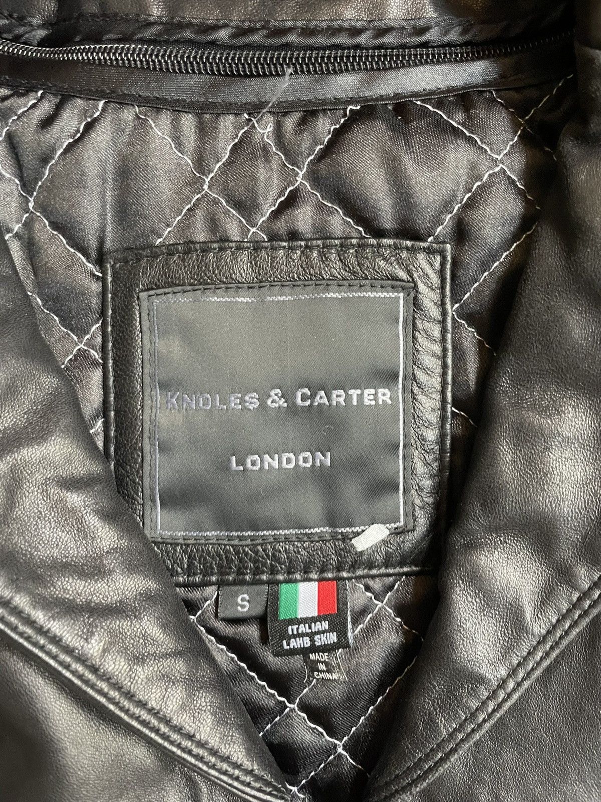 Knoles & Carter Vintage lamb skin leather jacket Size US S / EU 44-46 / 1 - 2 Thumbnail