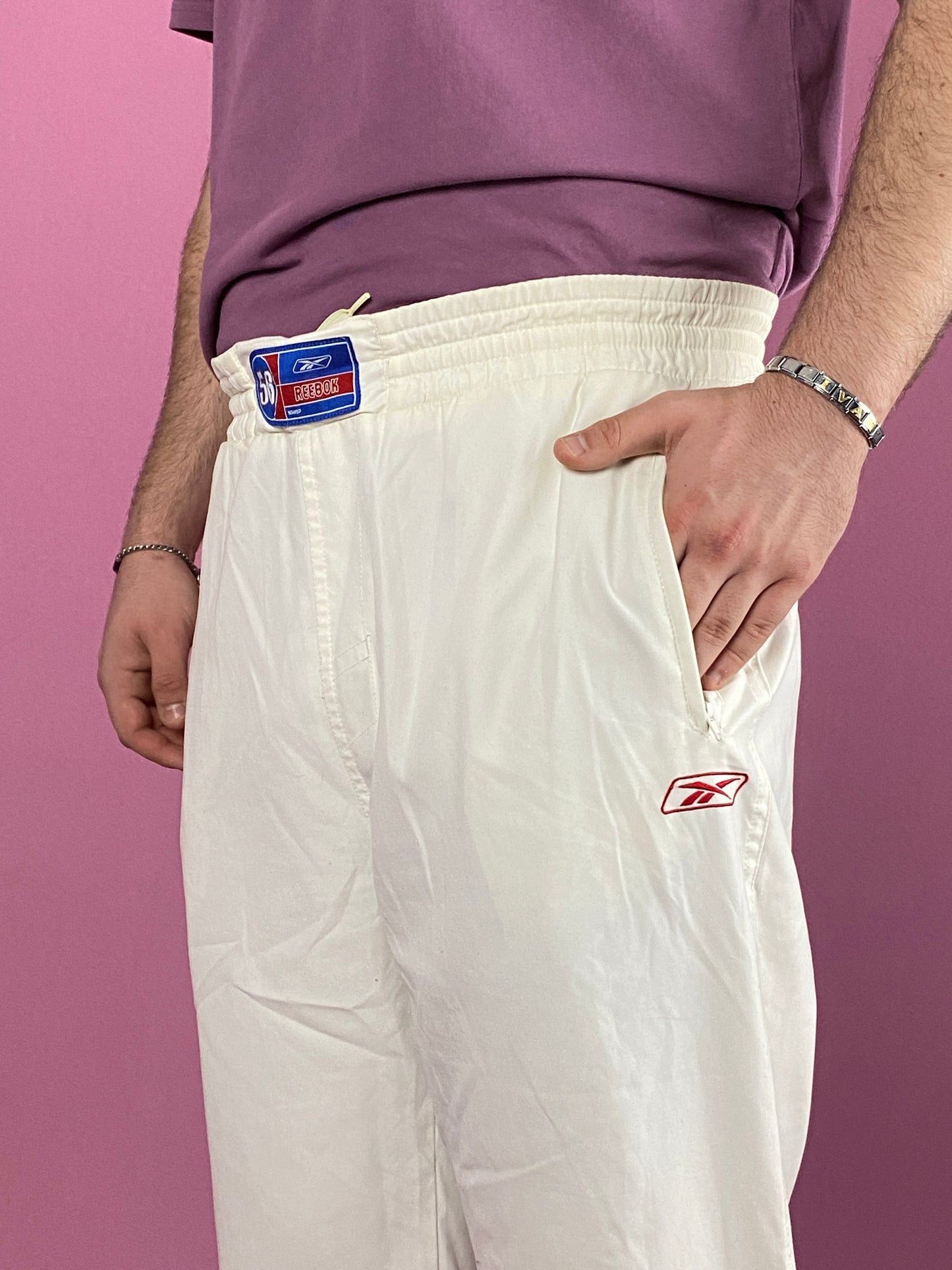Reebok × Vintage Reebok Vintage Men's Snap Track Pants - S Size US 38 / EU 54 - 3 Thumbnail