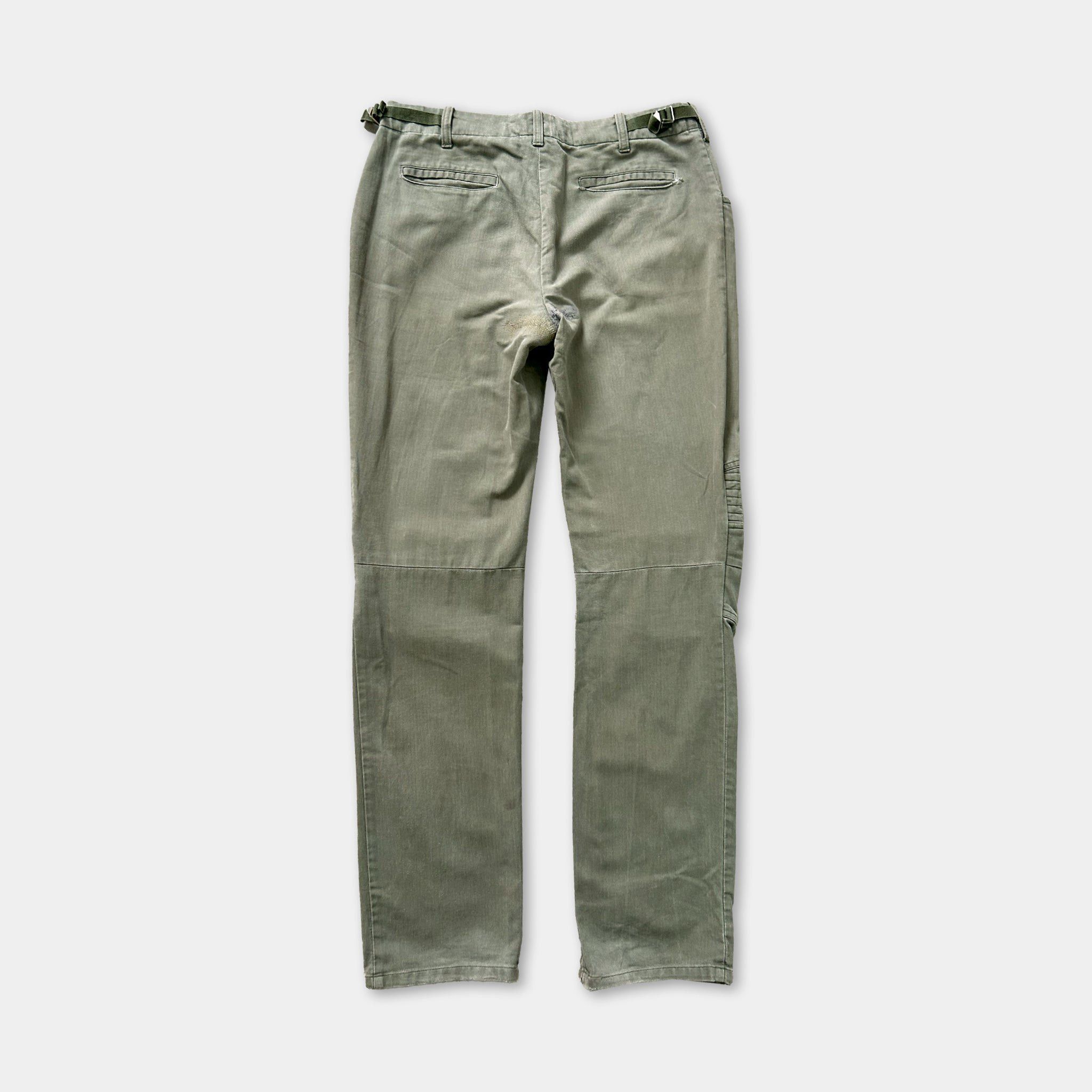 Kapital Helmut Lang Khaki Biker Pants Size US 28 / EU 44 - 5 Thumbnail