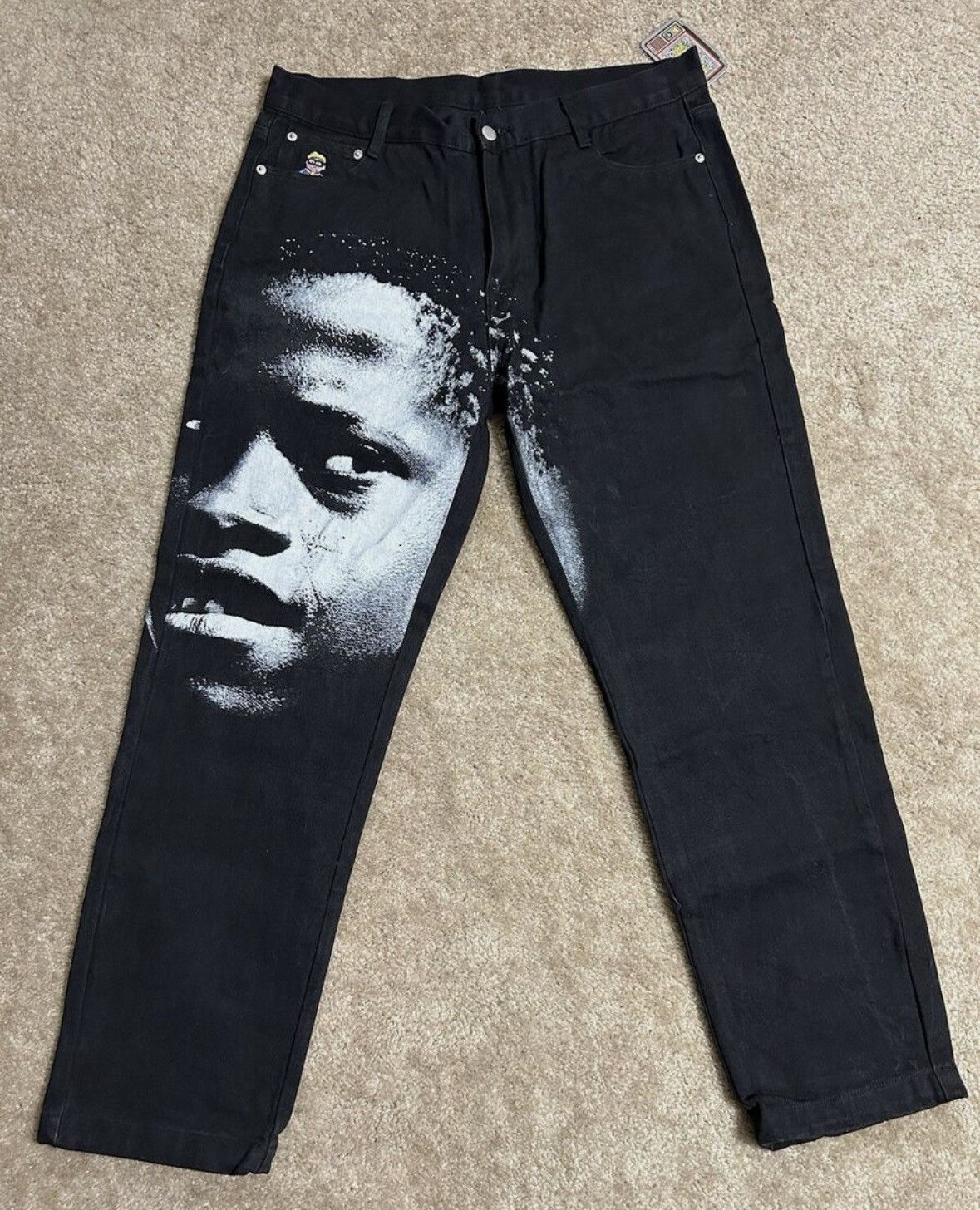 KidSuper KidSuper Studios x Kombonation Kaofella Black Pant L Size US 32 / EU 48 - 1 Thumbnail
