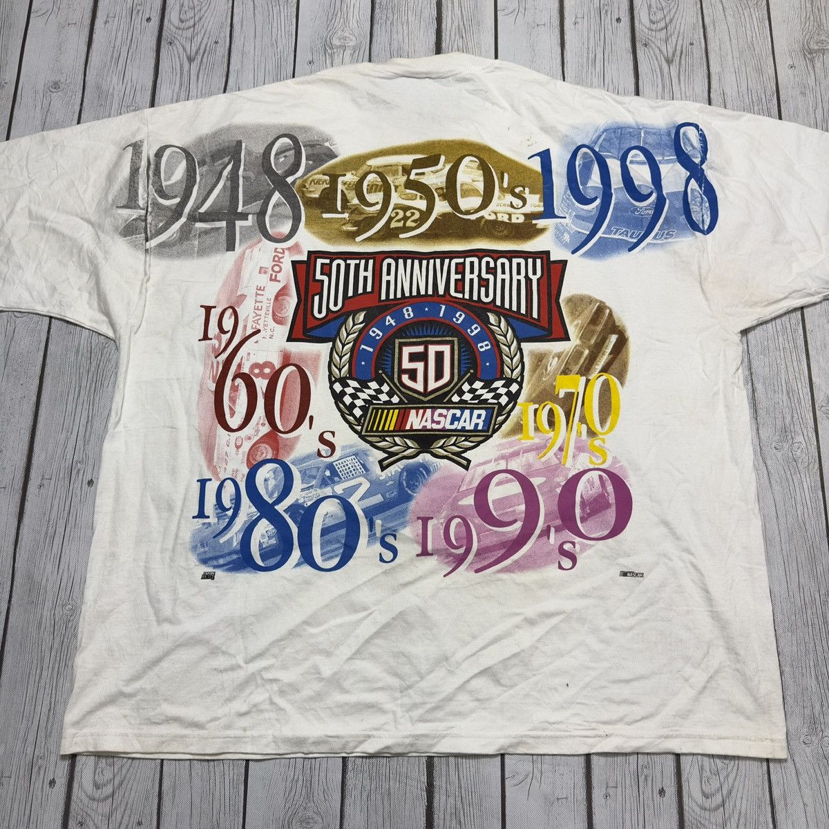 Chase Authentics × NASCAR × Vintage Vintage NASCAR tee Size US XXL / EU 58 / 5 - 2 Thumbnail