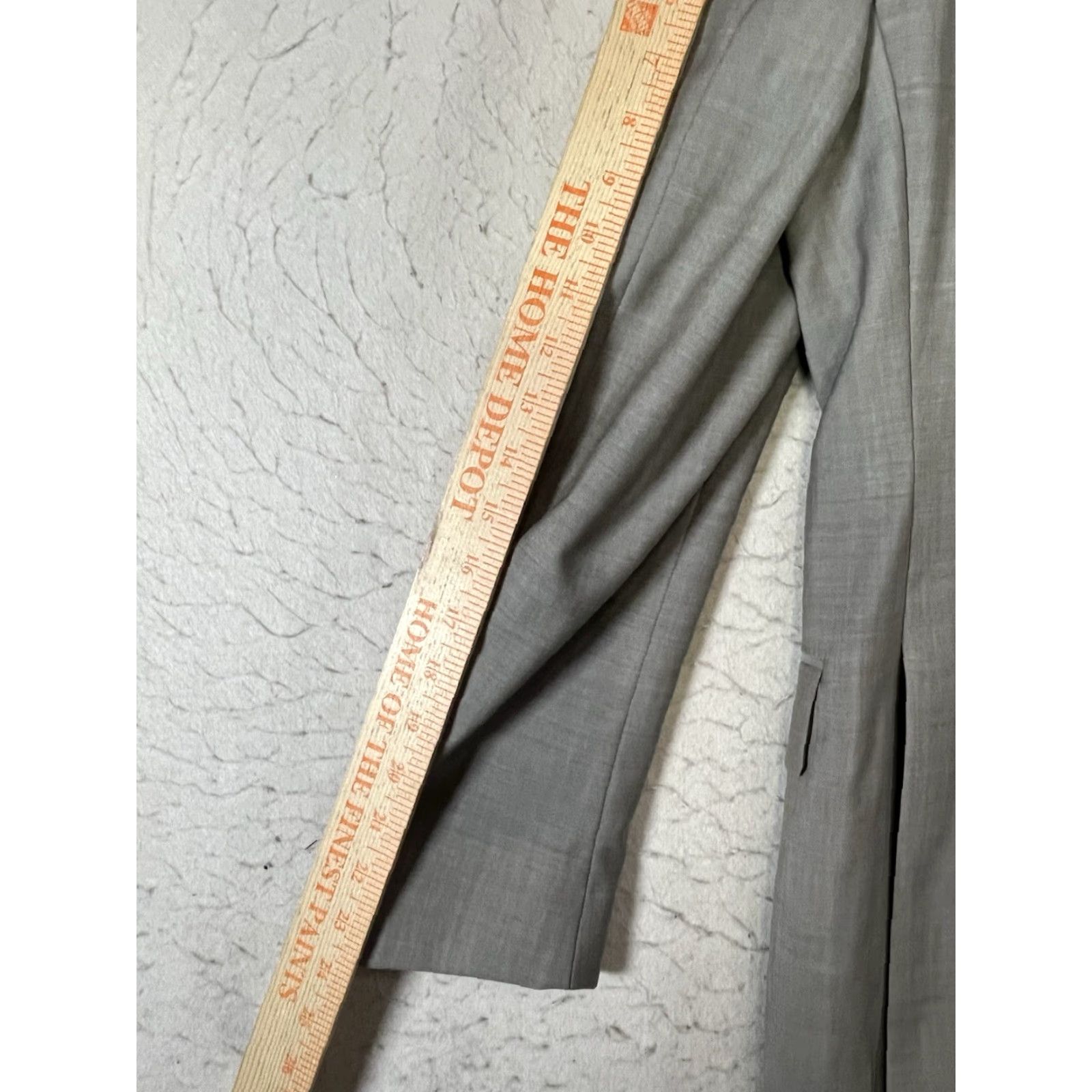 John Varvatos John Varvatos Blazer Men 36S Beige Wool Two-Button Single-Breasted Notch Lapel Jacket Coat Sport Coat Theme USA Shirt Size 36R - 5 Thumbnail