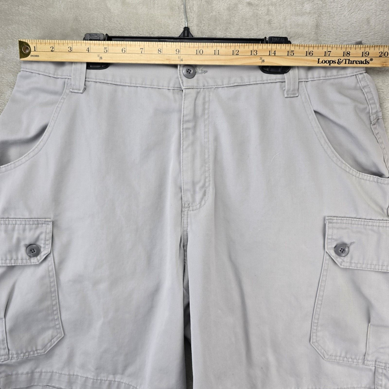 Other SOLO Semore Cargo Shorts Mens 38 Gray Baggy USA Seymour Size US 38 / EU 54 - 9 Thumbnail