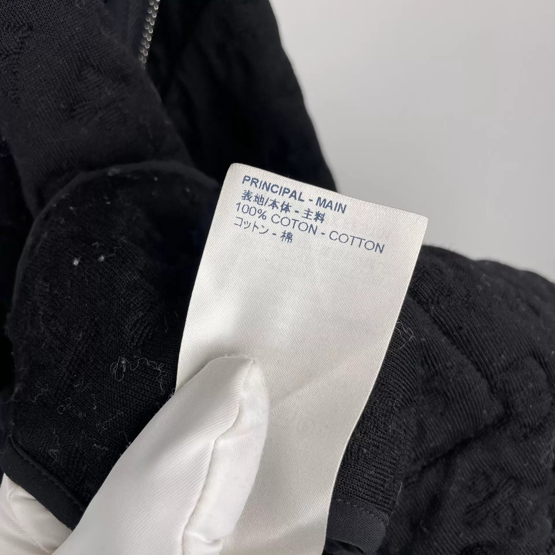 Louis Vuitton LV Cotton All Over Print Black Hoodie Size US S / EU 44-46 / 1 - 5 Thumbnail