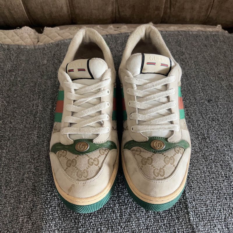 Gucci Gucci Screener Vintage Sneakers for Men - Size US 11 / EU 44 - 5 Thumbnail