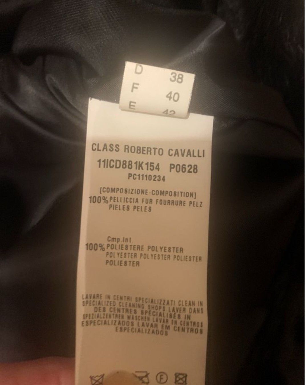 Roberto Cavalli RARE REAL FUR COAT Size M / US 6-8 / IT 42-44 - 7 Thumbnail