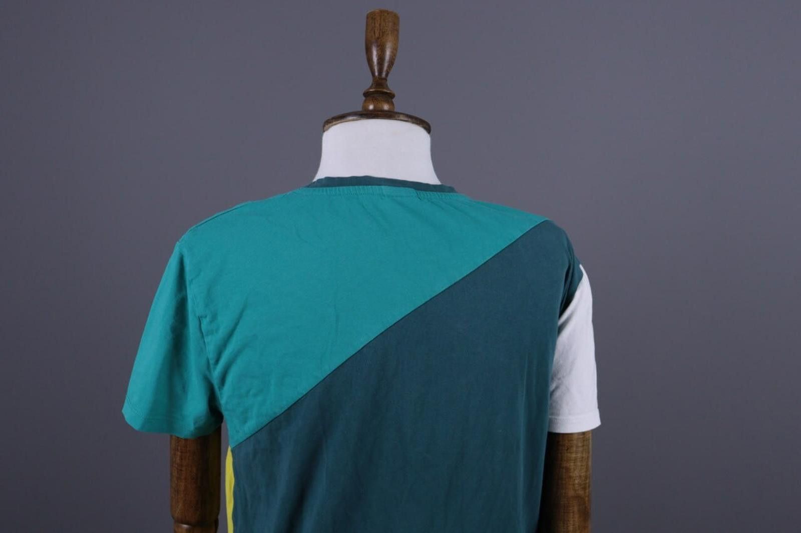 Zadig & Voltaire E9 Green Coloblock Short Sleeve Summer T-Shirt Size S Size S / US 4 / IT 40 - 12 Thumbnail