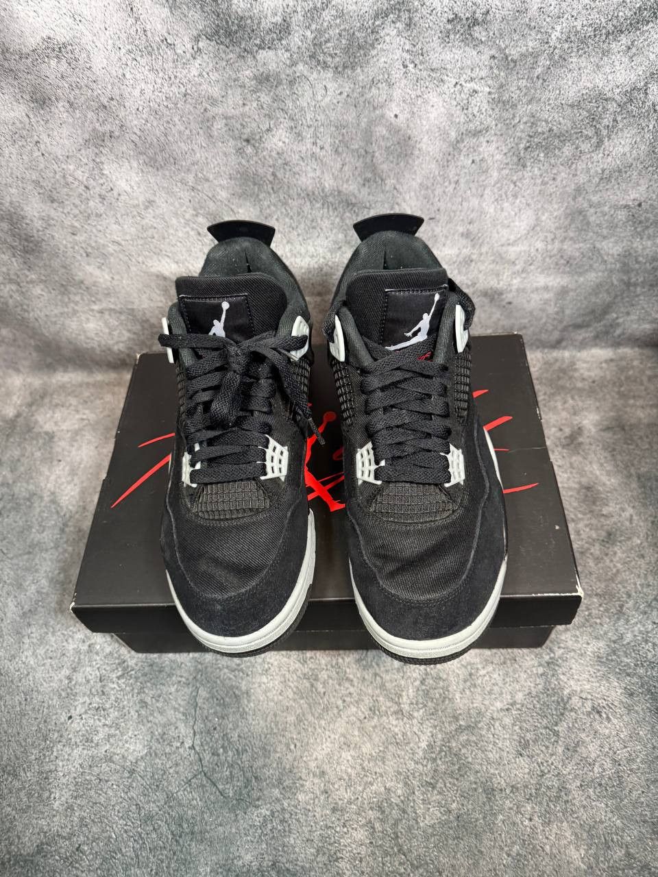 Jordan Brand Size 9 | Jordan 4 Black Canvas With Box | Pre-Owned Size US 9 / EU 42 - 2 Thumbnail