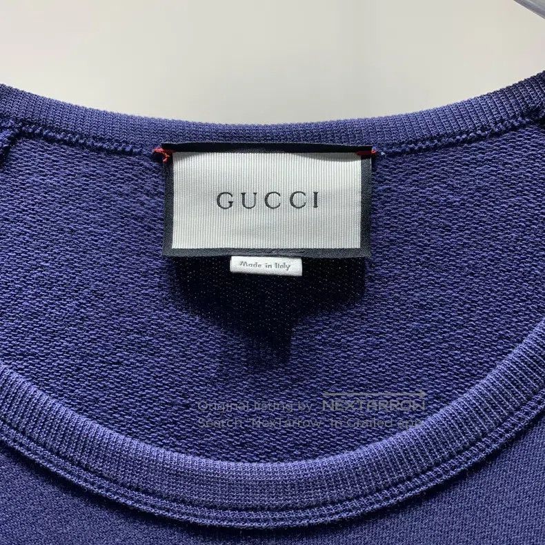 Gucci Gucci Rabbit embroidered blue sweatshirt Size US L / EU 52-54 / 3 - 4 Thumbnail