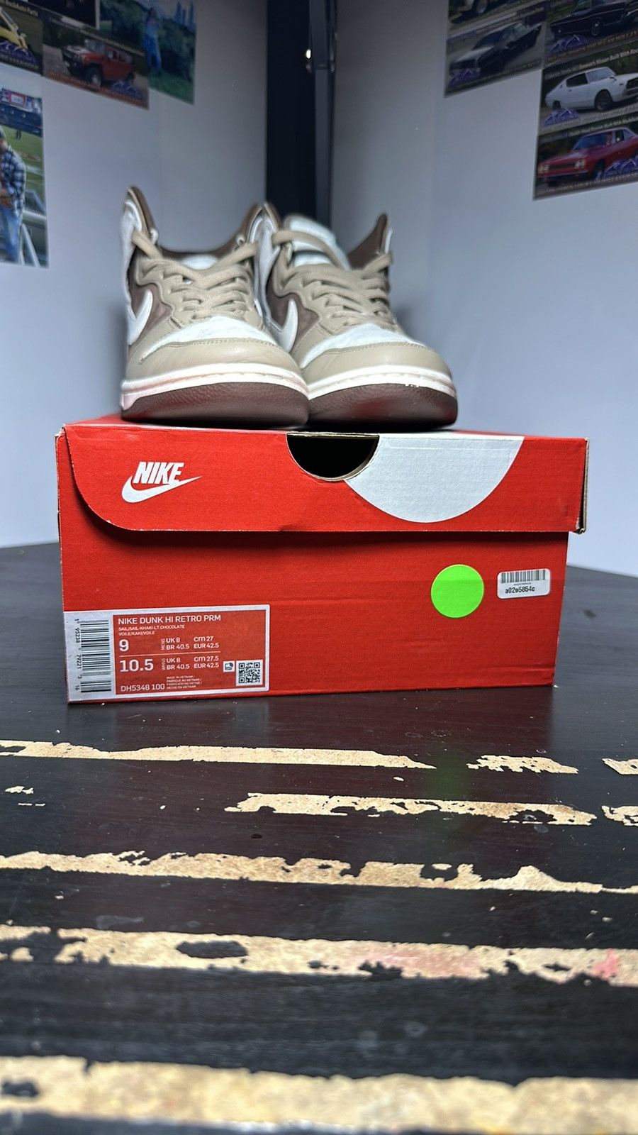 Nike Nike Dunk Hi Light Chocolate Size US 9 / EU 42 - 8 Thumbnail