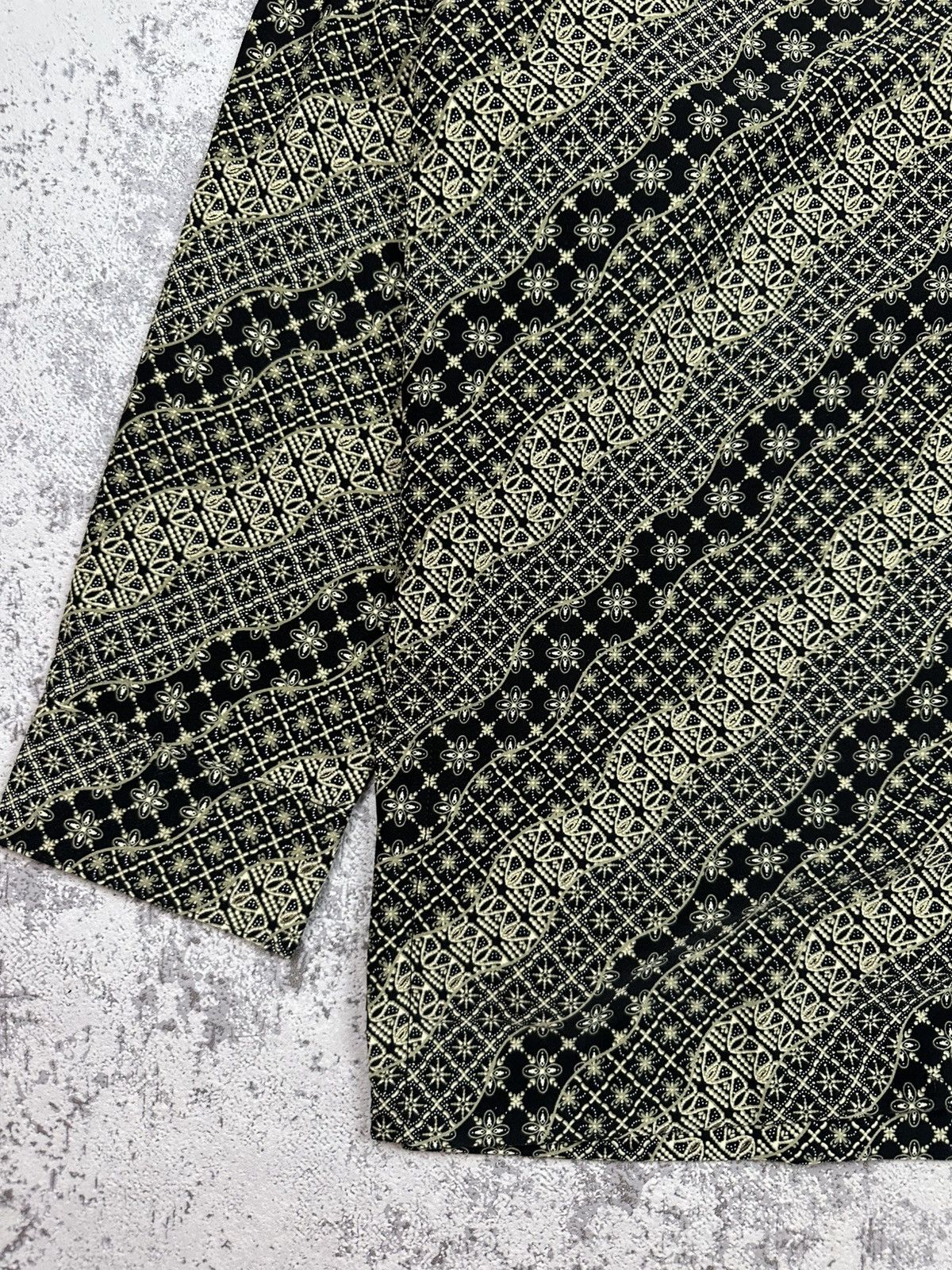 Designer Bali Lestari Ethnic Batik Shirt Vintage Indonesian Pattern Size US XL / EU 56 / 4 - 4 Thumbnail