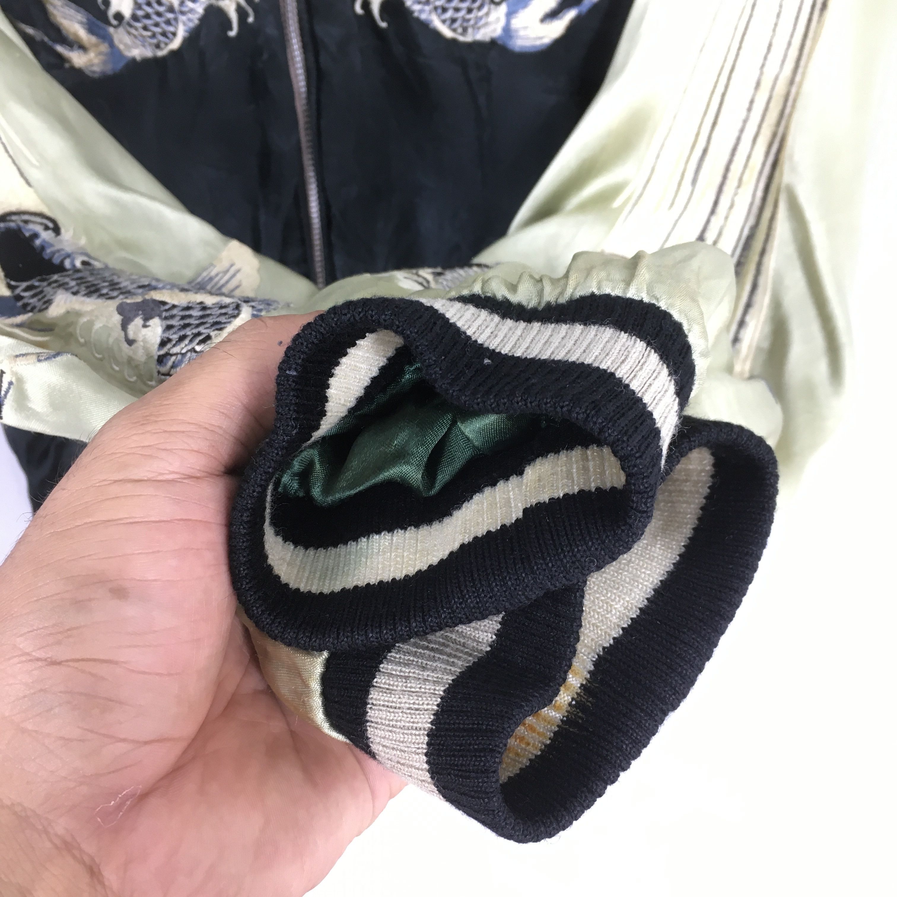 Japanese Brand Vintage Sukajan Japan Fish Koi Jacket Small Size US S / EU 44-46 / 1 - 9 Thumbnail