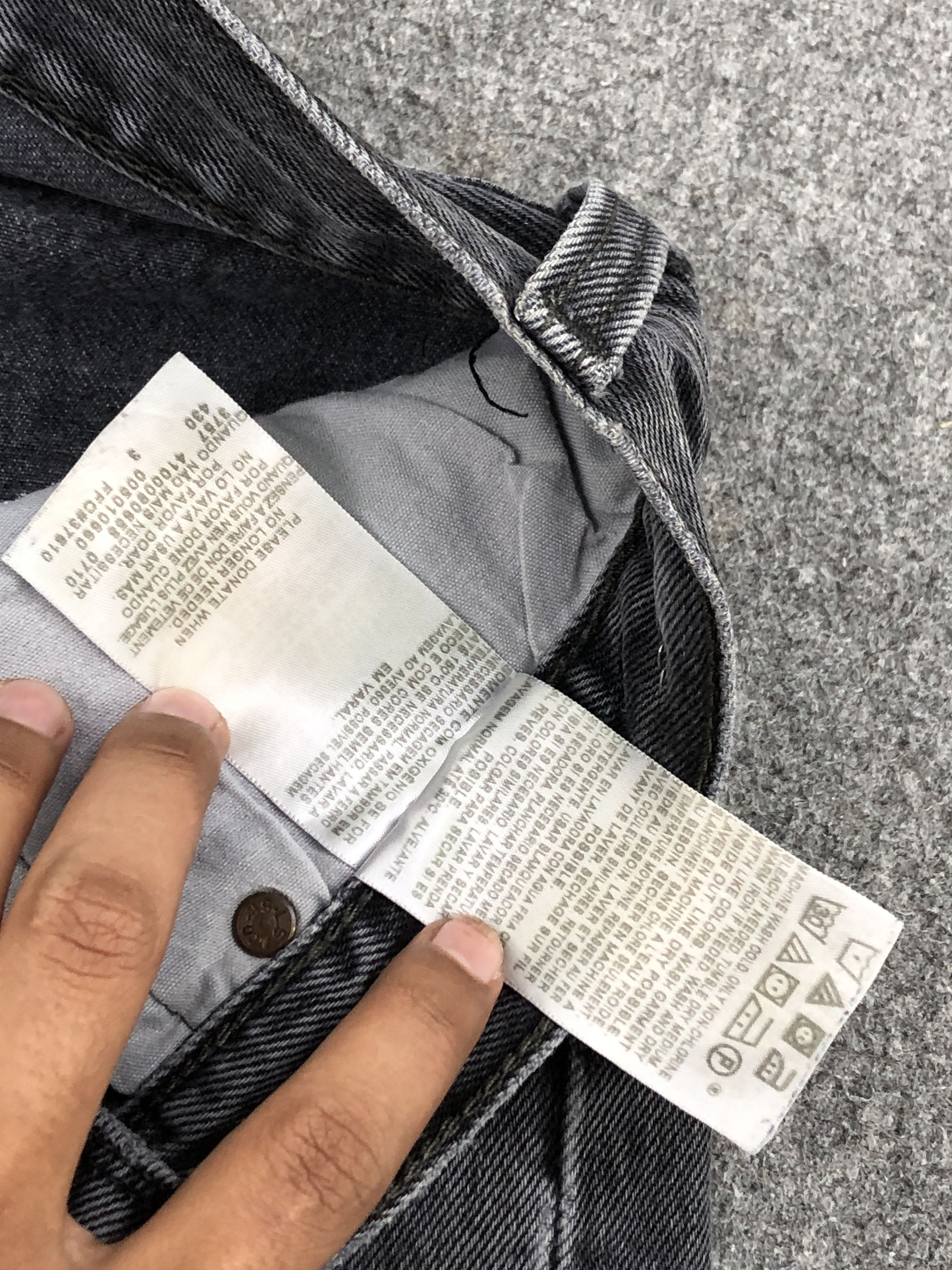 Levi's × Vintage Vintage Levis 501 Faded Black Denim Jeans Size US 28 / EU 44 - 9 Thumbnail