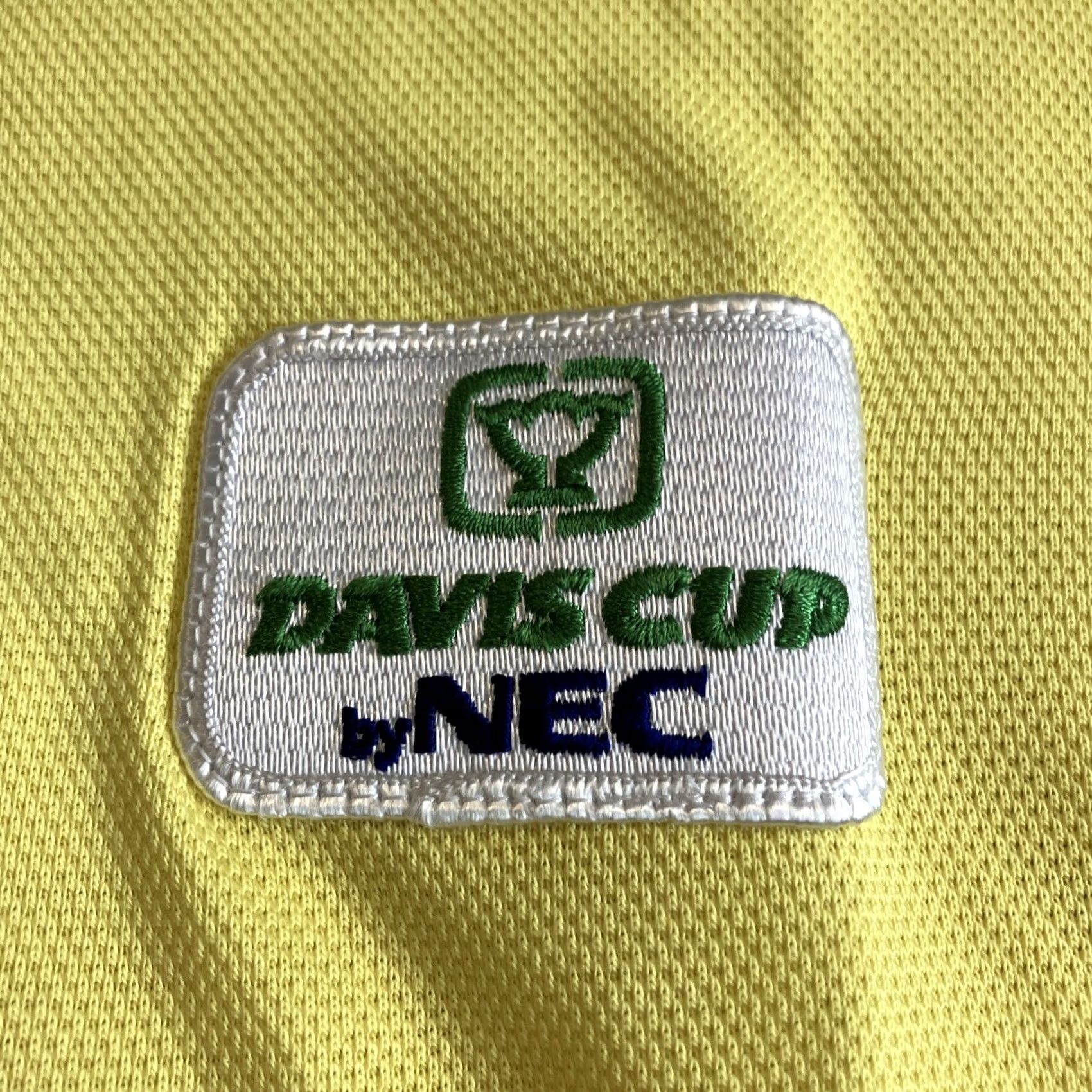Vintage VINTAGE Davis Cup By NEC Polo Men's XL Yellow Tennis Golf Made In Japan MunsingWear Size US XL / EU 56 / 4 - 2 Thumbnail