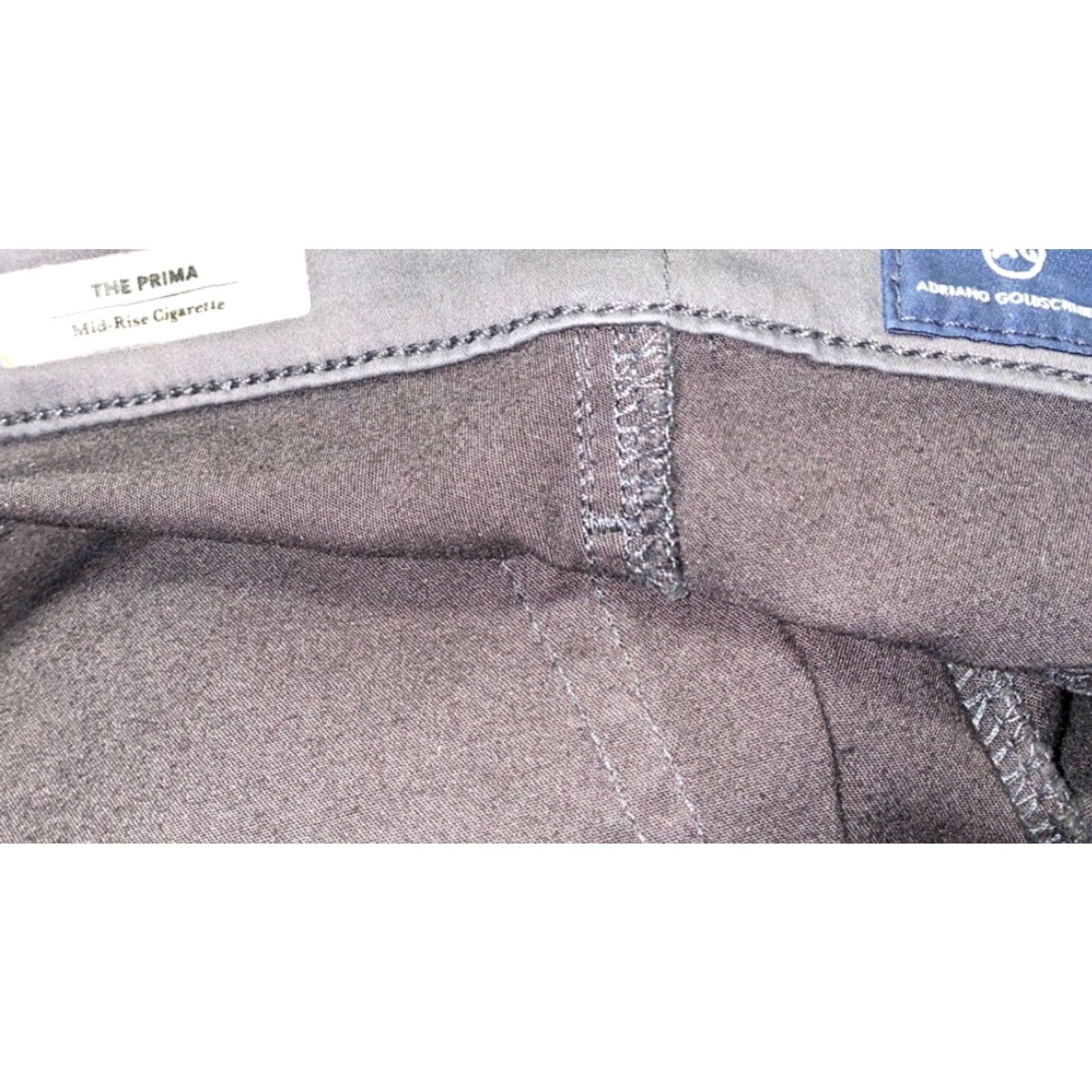 Vintage Adriano Goldschmied The Prima Mid Rise Cigarette Pants Gray 28R Jeans Women Size 28 31 Inseam Size 28" / US 6 / IT 42 - 6 Thumbnail