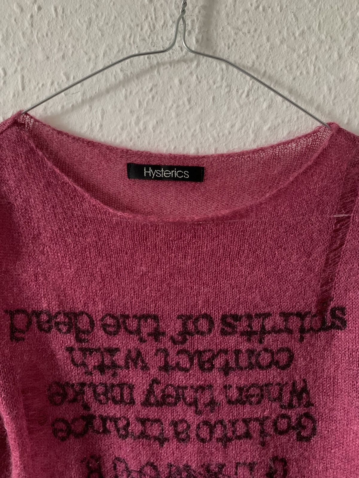 Hysteric Glamour Hysteric Glamour Distressed Trance Knit Size US S / EU 44-46 / 1 - 3 Thumbnail