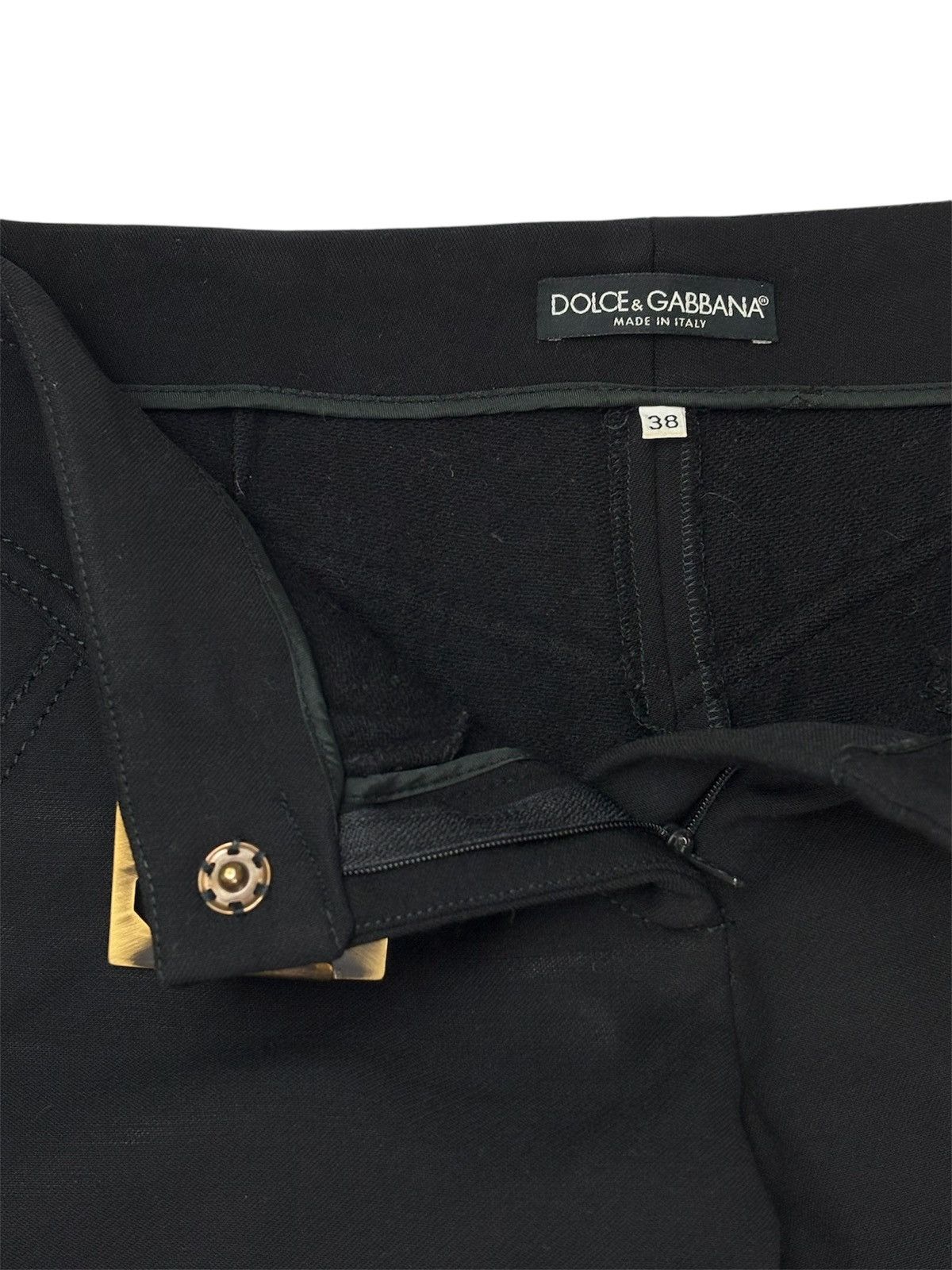 Dolce & Gabbana DOLCE GABBANA WOMEN FLARED PATTS WIDE LED TROUSERS IT 38 XS Size 26" / US 2 / IT 38 - 11 Thumbnail