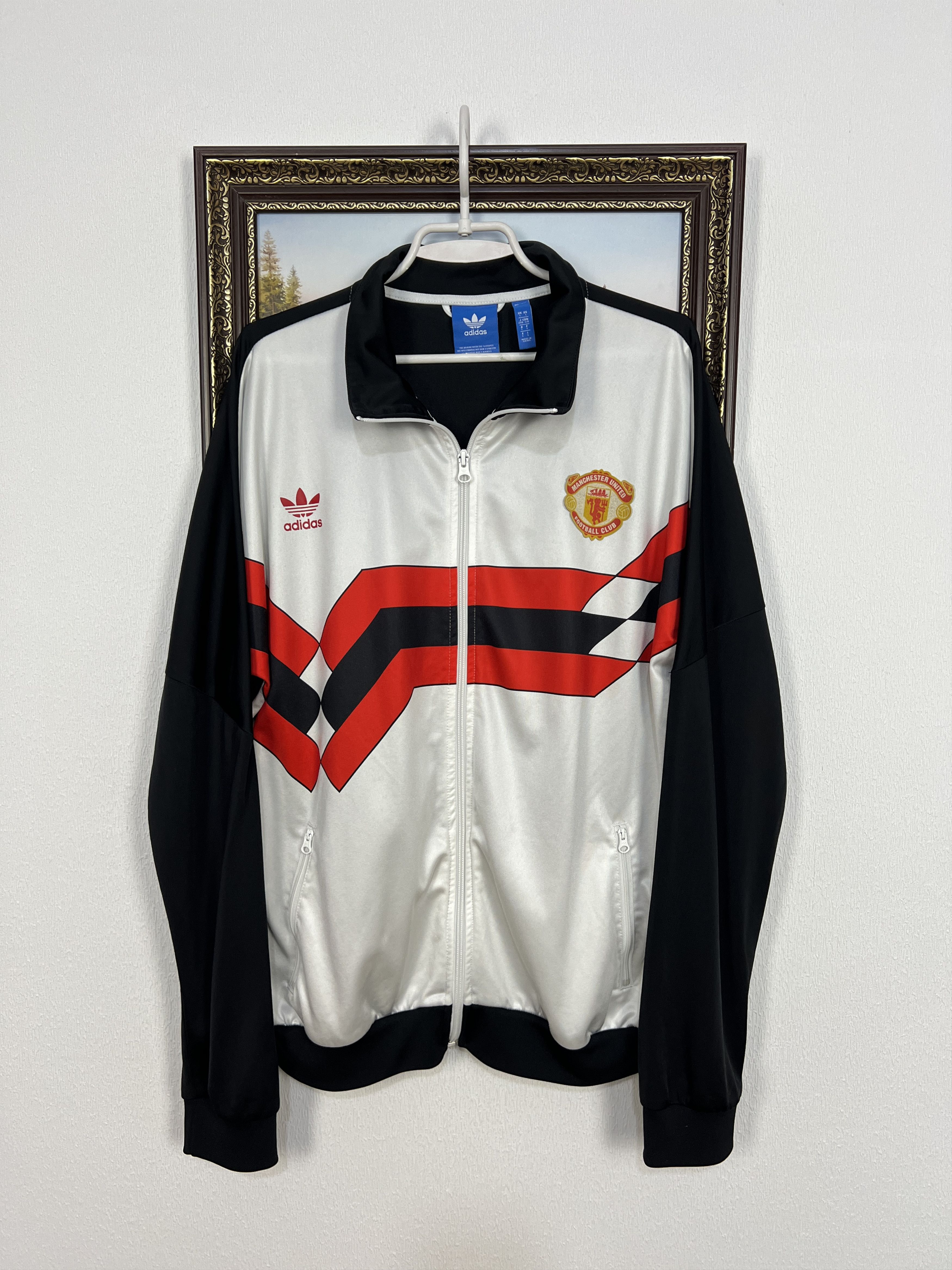Adidas Adidas Originals Manchester United 90's Retro Jacket Size US L / EU 52-54 / 3 - 1 Thumbnail