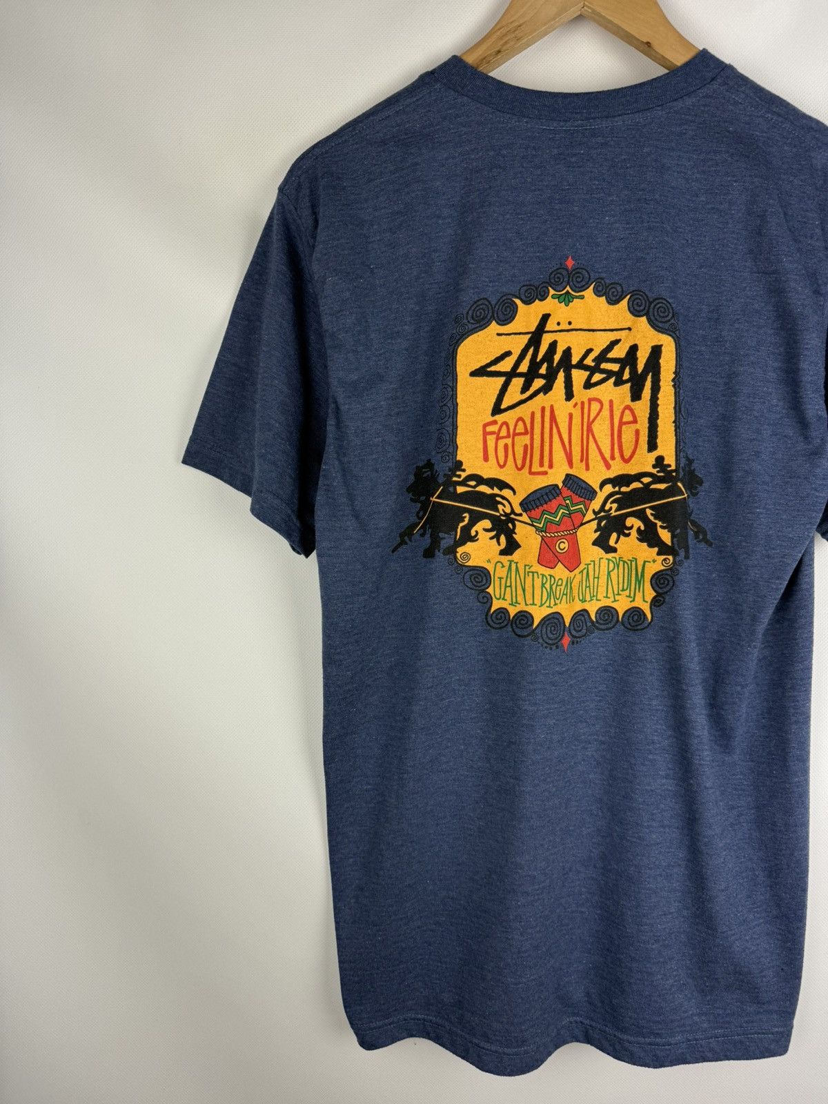 Stussy VTG Stussy Big Logo Short Sleeve T Shirt Size XL USA Made Size US XL / EU 56 / 4 - 13 Thumbnail