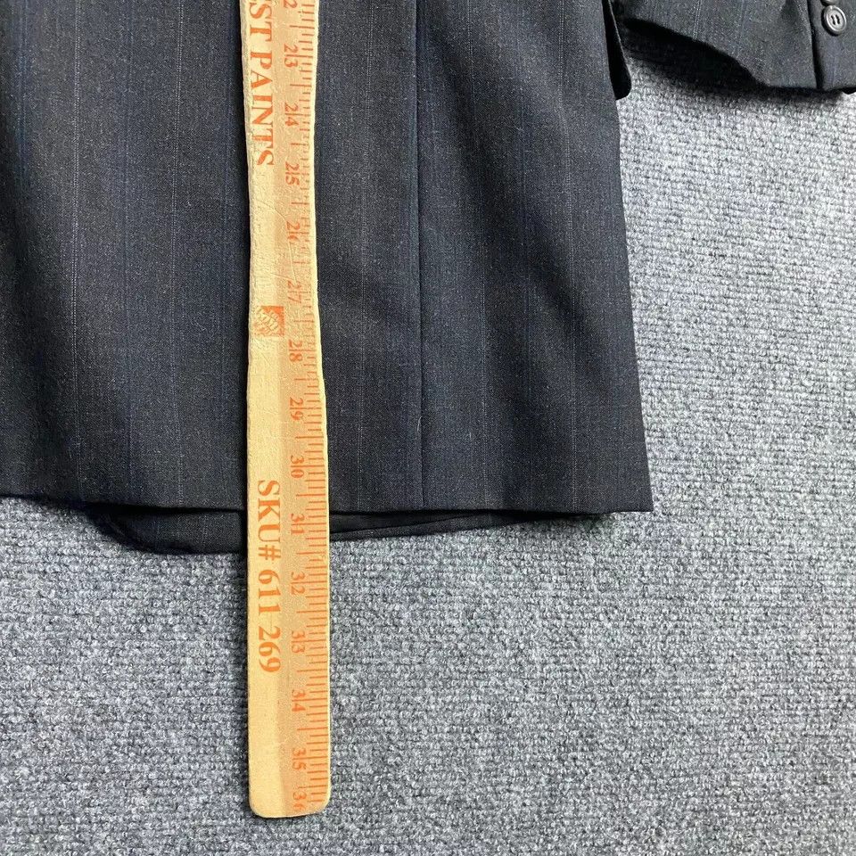 Vintage Polo University Club Blazer Men's 44R Striped Suit Jacket Size 44R - 5 Thumbnail