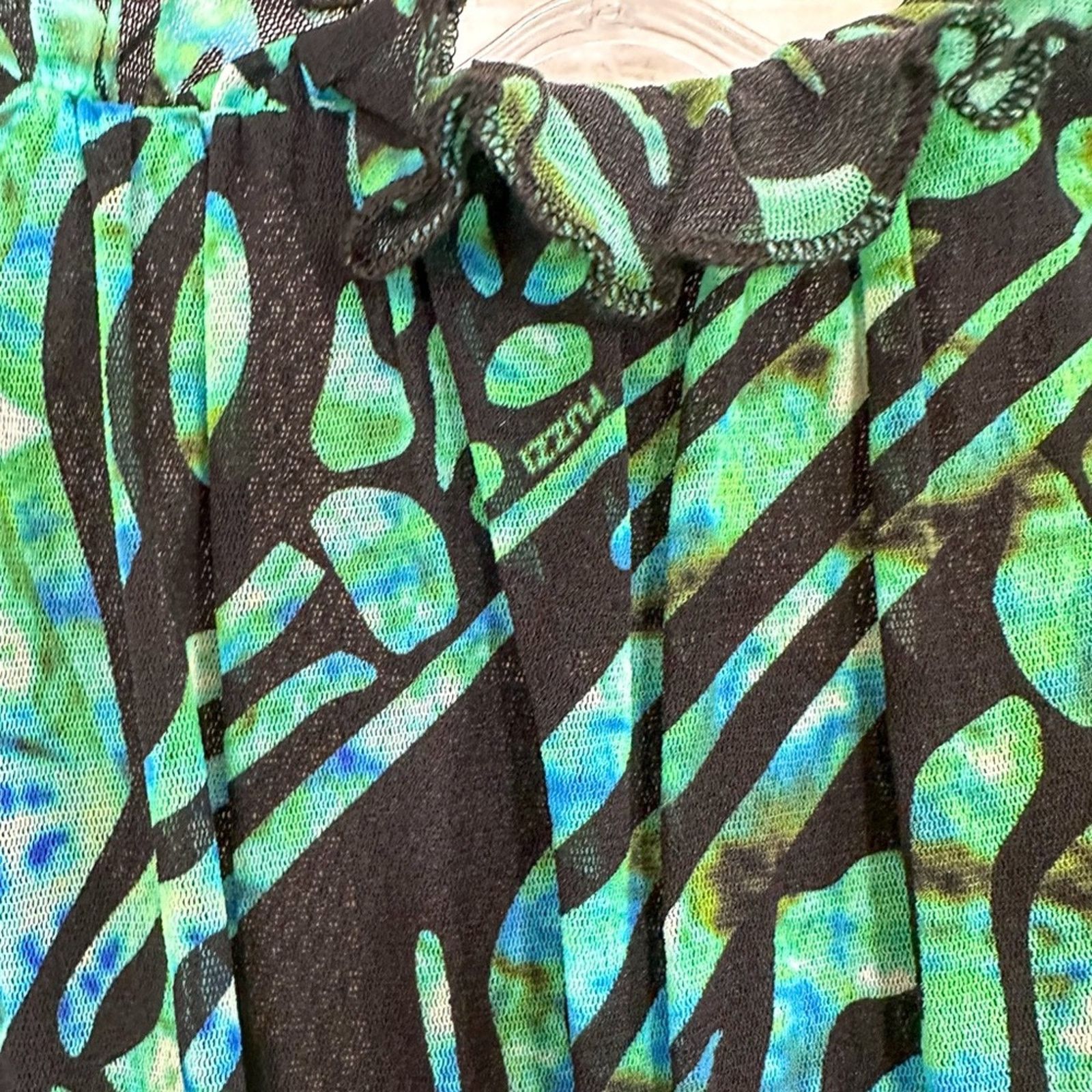Jean Paul Gaultier Fuzzi Geometric Print Dress, EUC, Medium, MSRP $545 Size M / US 6-8 / IT 42-44 - 7 Thumbnail