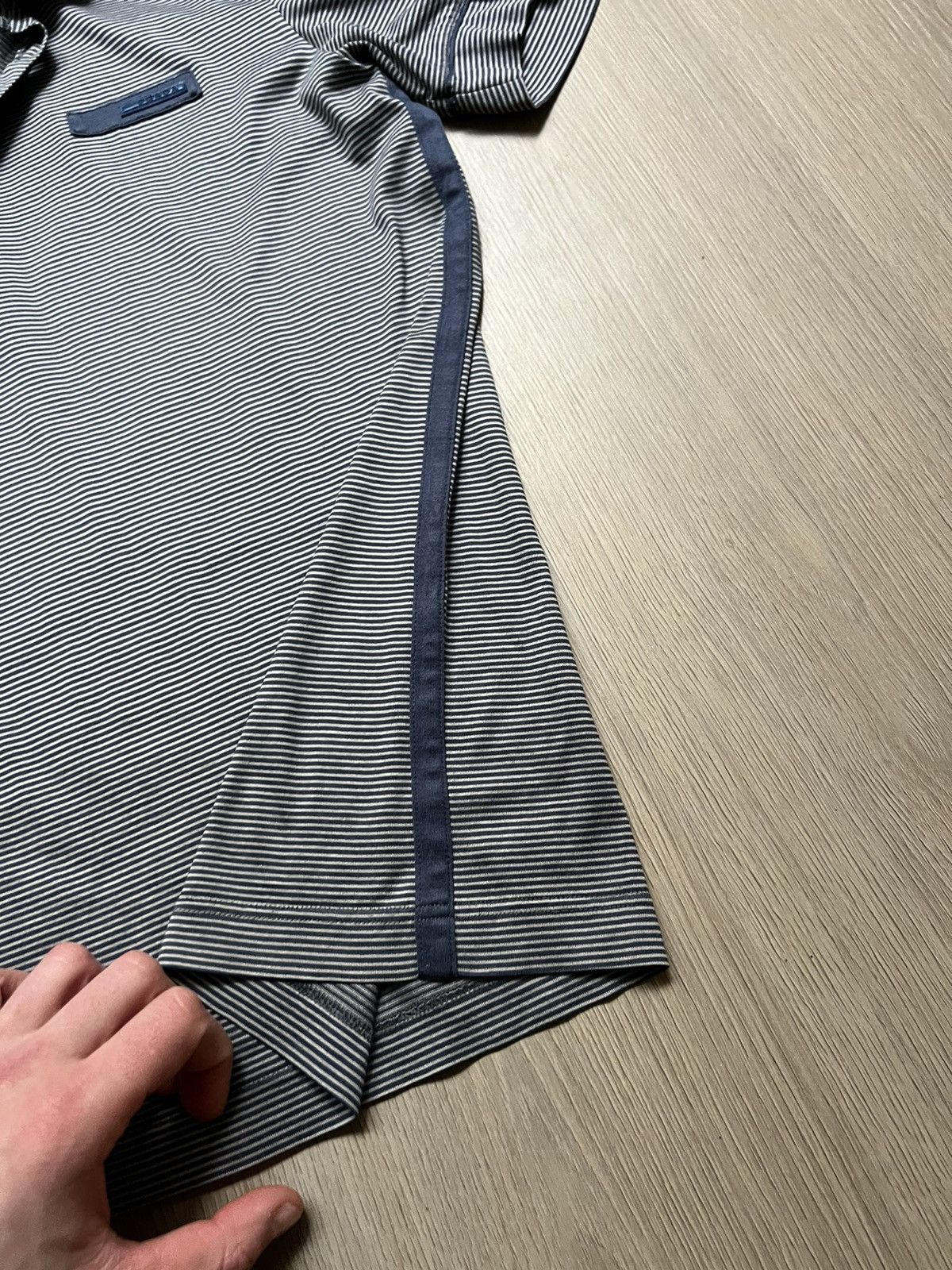 Blue tab polo