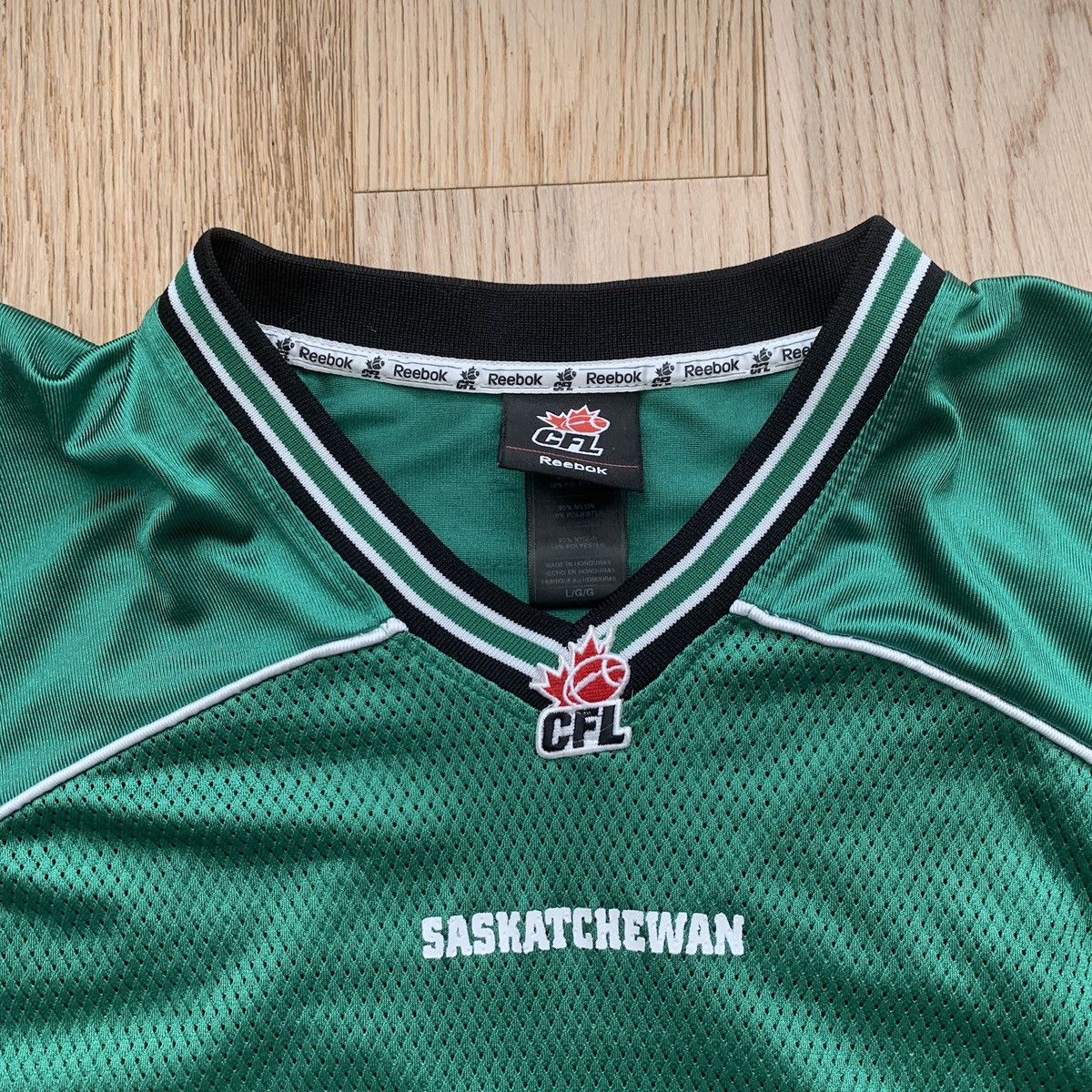 Reebok × Vintage Vintage Saskatchewan Roughriders CFL Football Jersey Canada Size US L / EU 52-54 / 3 - 2 Thumbnail