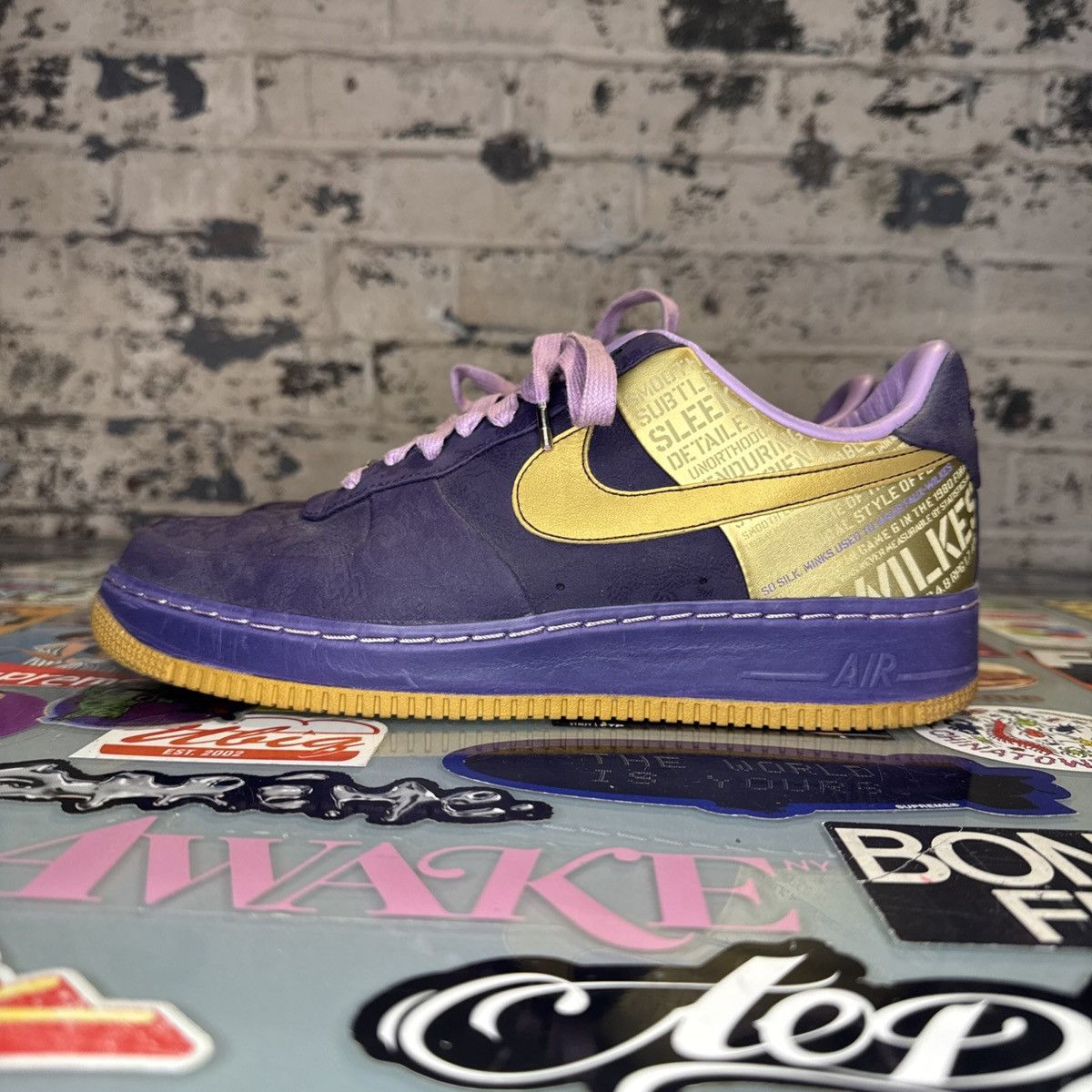 Nike Nike Air Force 1 SPRM '07 Jamaal Wilkes Original Six Sz 9.5 Size US 9.5 / EU 42-43 - 1 Thumbnail