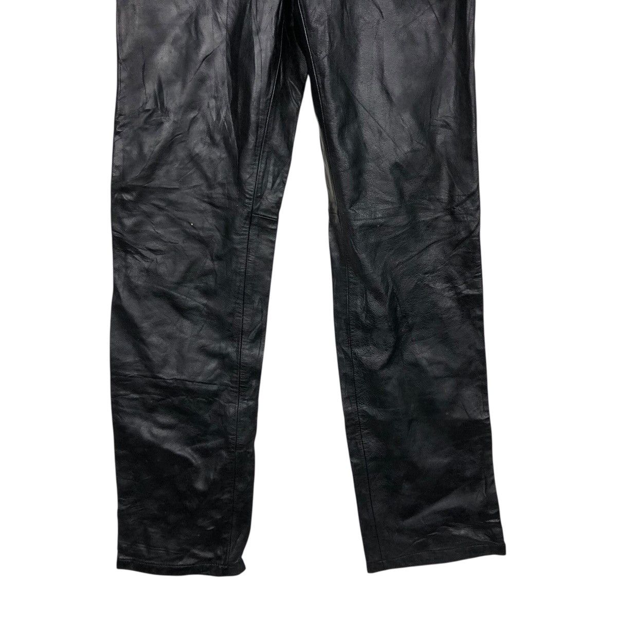 Hysteric Glamour 📌Vintage Racing Leather Pants Non Grade Cosmic Power Size US 26 / EU 42 - 6 Thumbnail