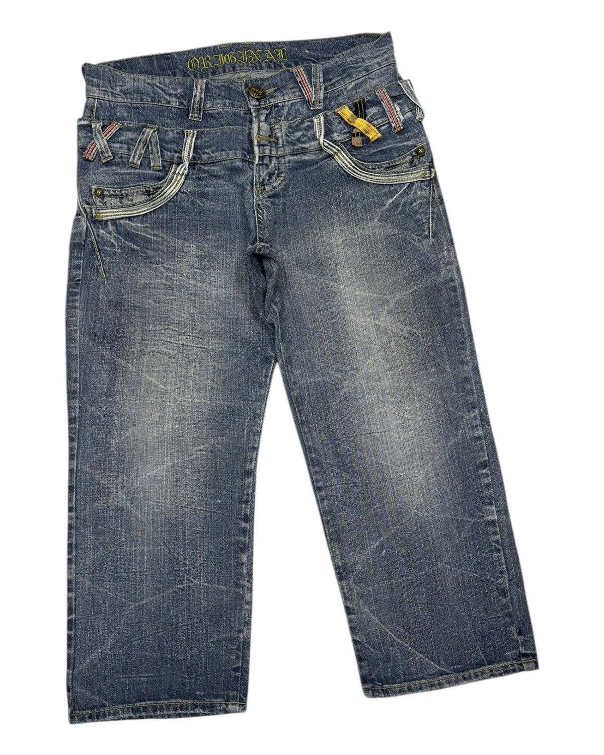 If Six Was Nine × Seditionaries 💥DOUBLE WAIST PUNK ORIGINAL JEANS VINTAGE Size US 34 / EU 50 - 4 Thumbnail