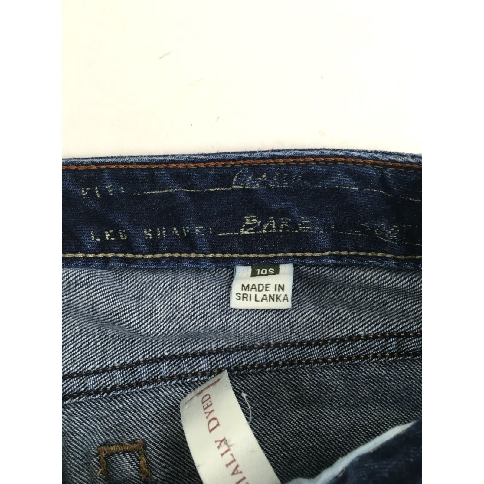 Denime Cialey Dyed Jeans Women's Size 10S Denim Barely Bootcut Classic Fit Dark Wash Pants Shoes? Size 24" / US 00 / IT 34 - 6 Thumbnail