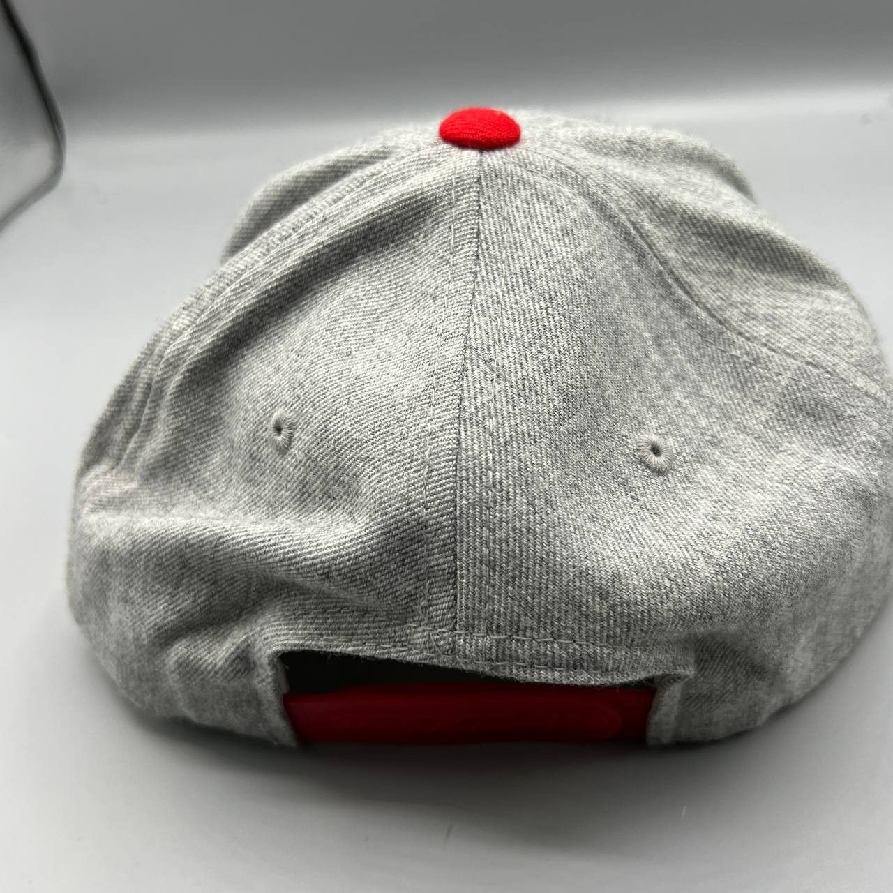 Obey Obey Propaganda Hat Men Gray Red Embroidered Snap Back Cap Size ONE SIZE - 5 Thumbnail