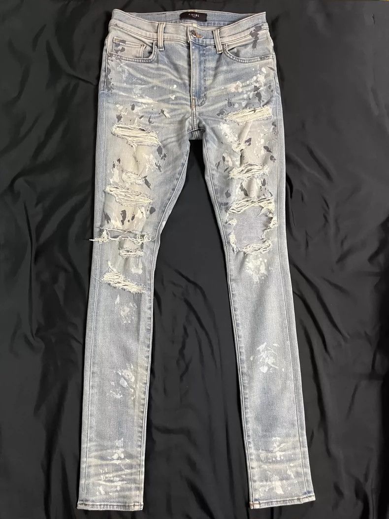 Amiri Amiri 17SS Super Destroy Painter Jean 2502-Nextarrow Size US 30 / EU 46 - 1 Thumbnail