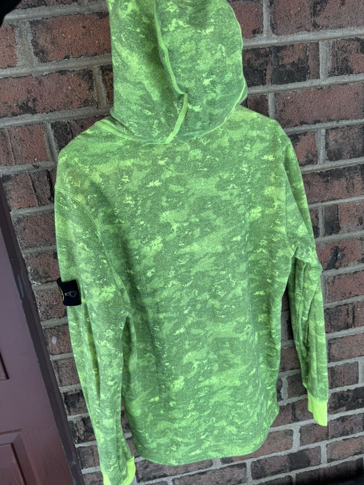Stone Island STONE ISLAND SS16 PAINTED CAMO POPOVER HOODIE Size US M / EU 48-50 / 2 - 2 Thumbnail