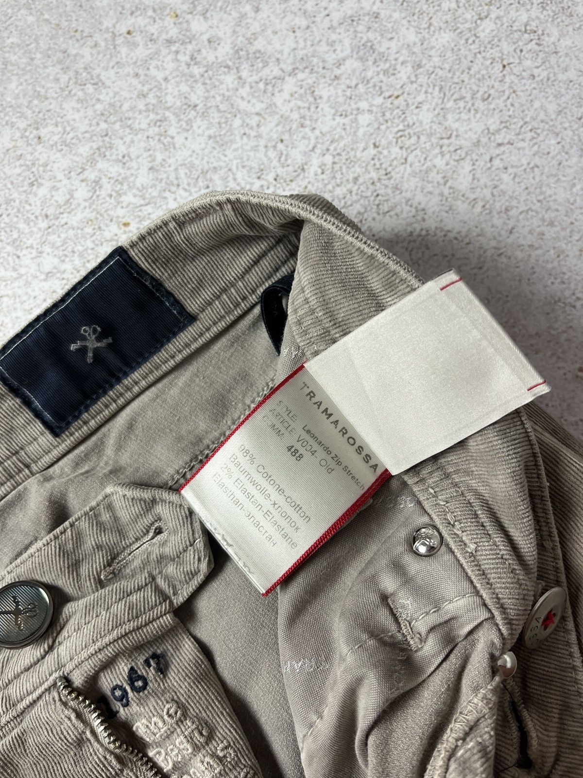 Other Tramarossa Pants Jeans Grey Leonardo Zip Stretch Size 31 Size US 31 - 9 Thumbnail