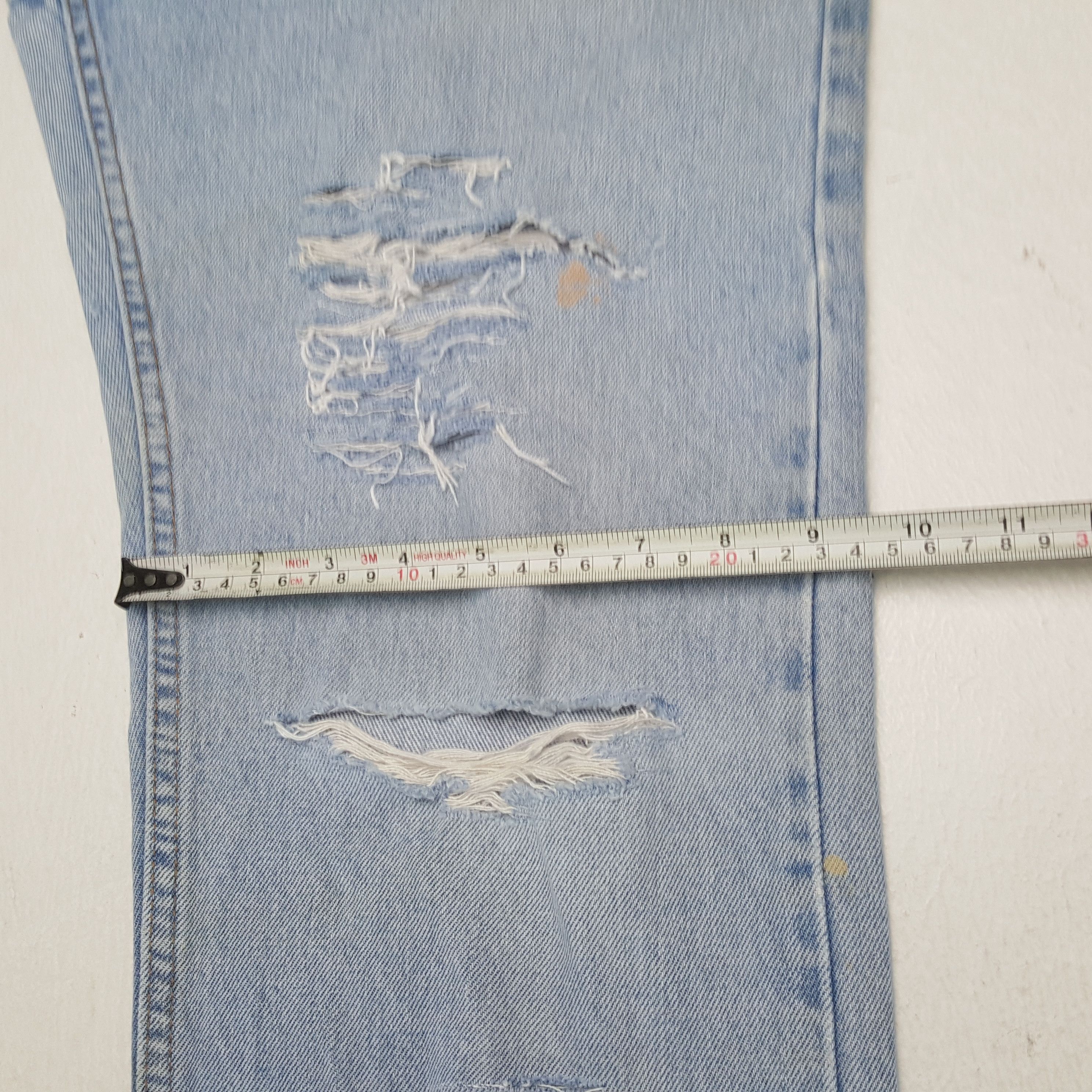 Levi's × Vintage LEVI'S Streetwear Style Distressed Jeans Size US 32 / EU 48 - 10 Thumbnail