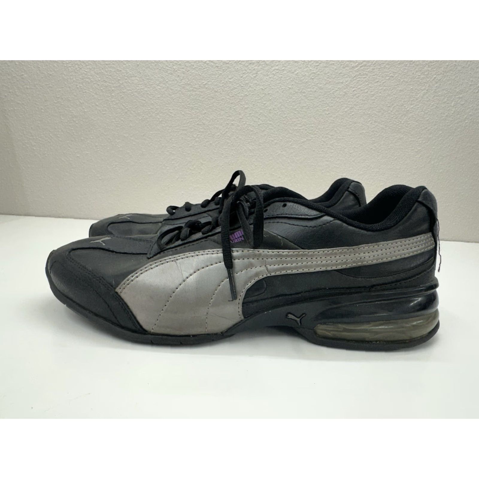 Puma PUMA Turin 2 Womens Sneakers Size 10.5 Black Purple Sports Running Lifestyle Shoes Size US 11 / IT 41 - 6 Thumbnail