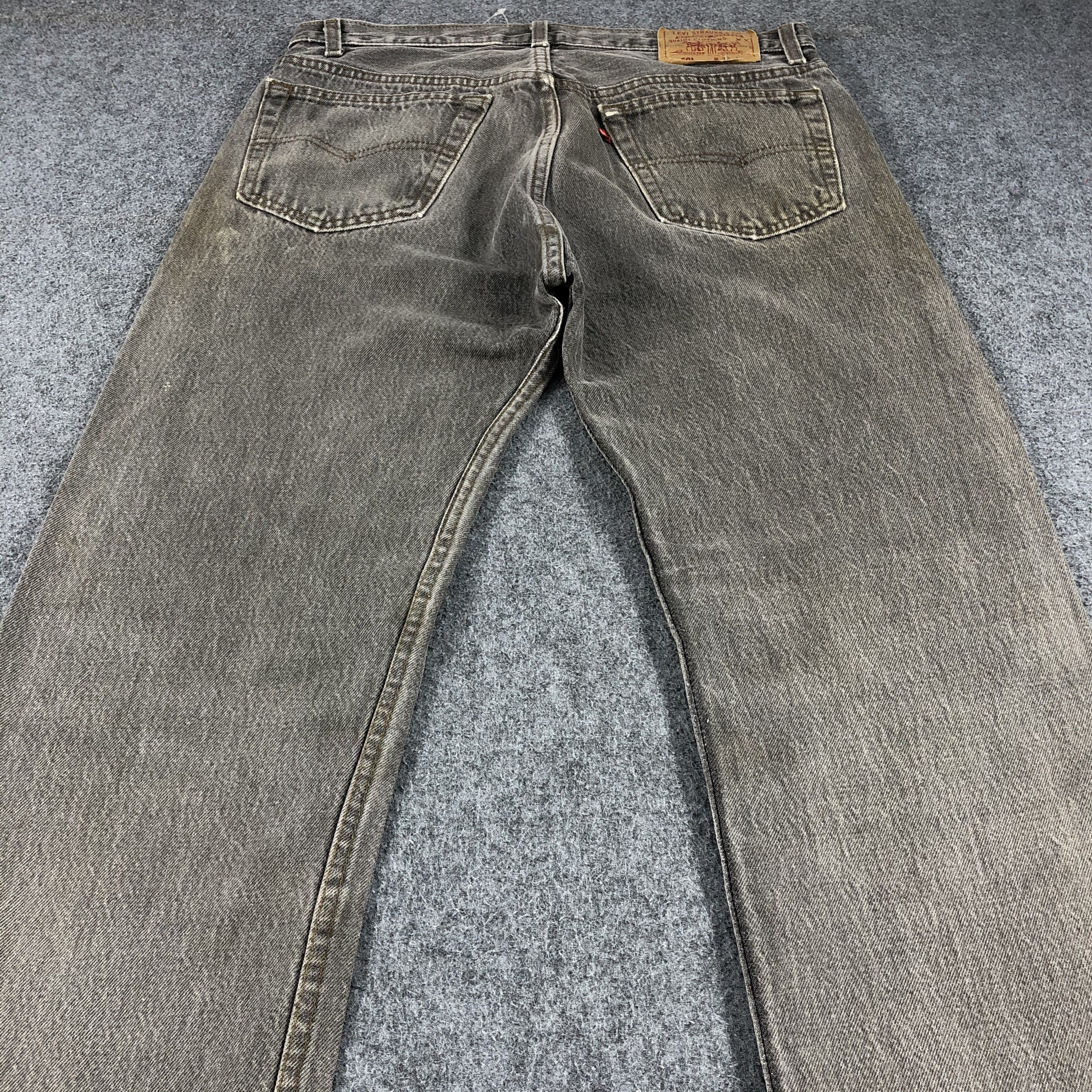 Levi's × Vintage Vintage 90s Sunfaded Levis 501 Jeans-JM903 Size US 33 - 4 Thumbnail