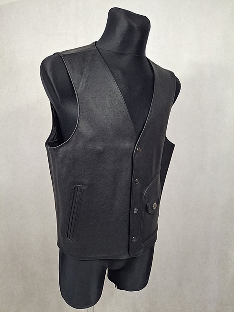 Harley Davidson Harley Davidson Motorcycle leather vest men's L Size US L / EU 52-54 / 3 - 6 Thumbnail