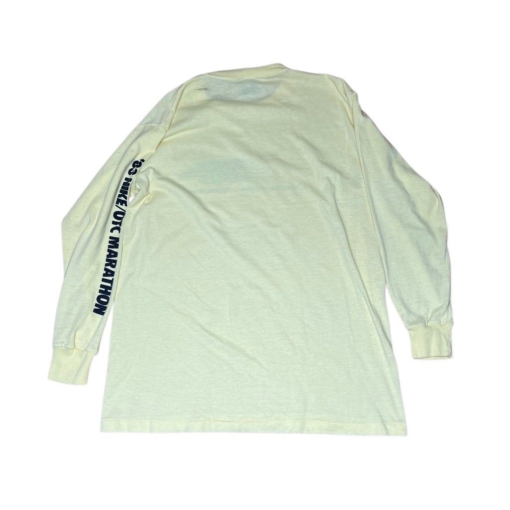 Nike × Vintage American Vintage VTG Nike Tag Marathon T Shirt 80s Medium Size US M / EU 48-50 / 2 - 6 Thumbnail