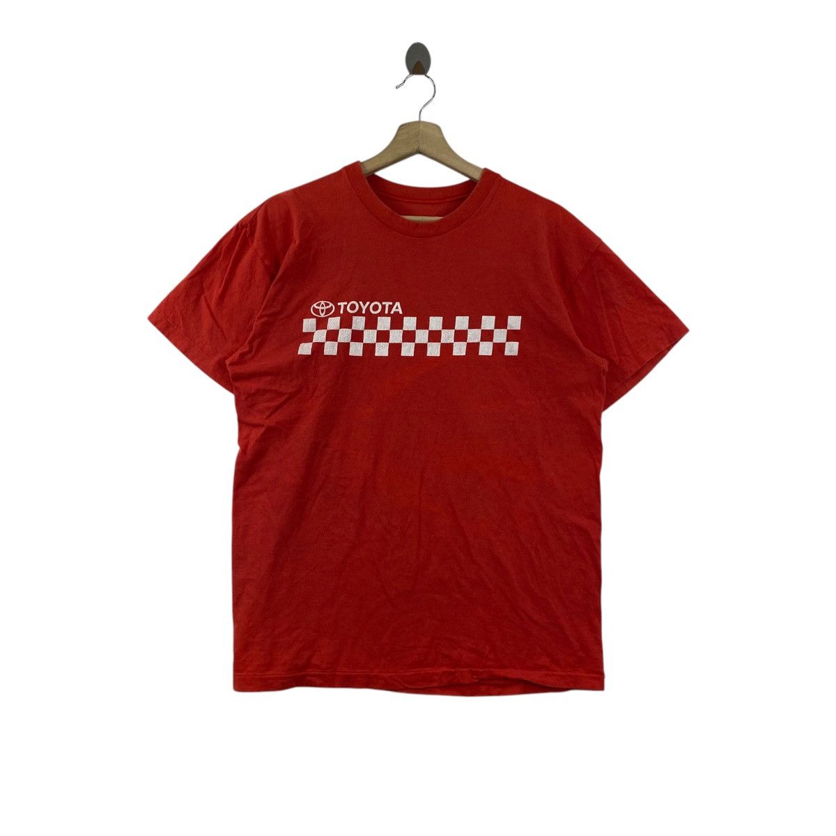 Vintage Vintage TOYOTA Motor Sports Racing Formula One Red Short Size US M / EU 48-50 / 2 - 1 Thumbnail