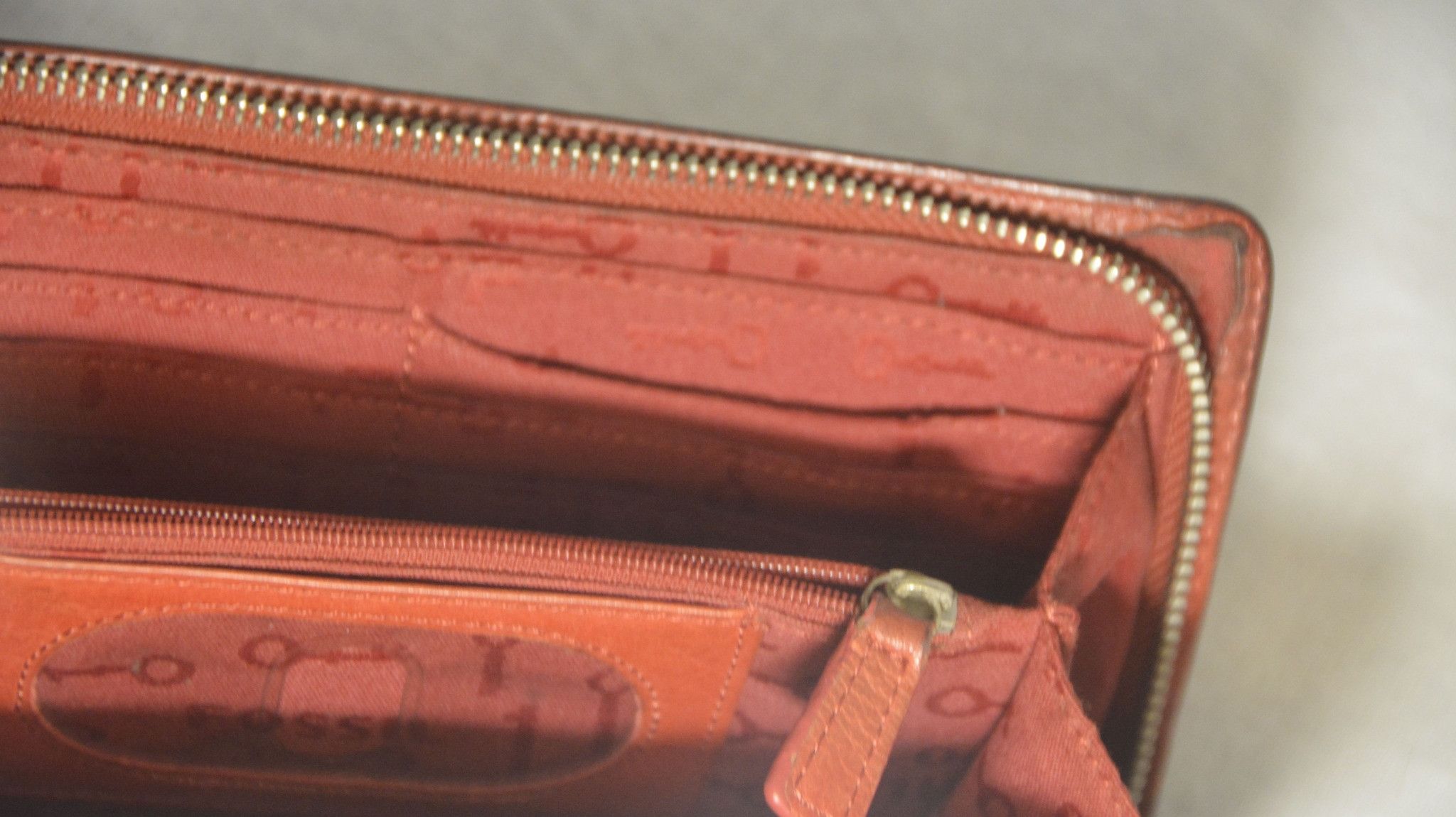 Fossil Fossil Key-Per Leather Zip Around Wallet Size ONE SIZE - 3 Thumbnail