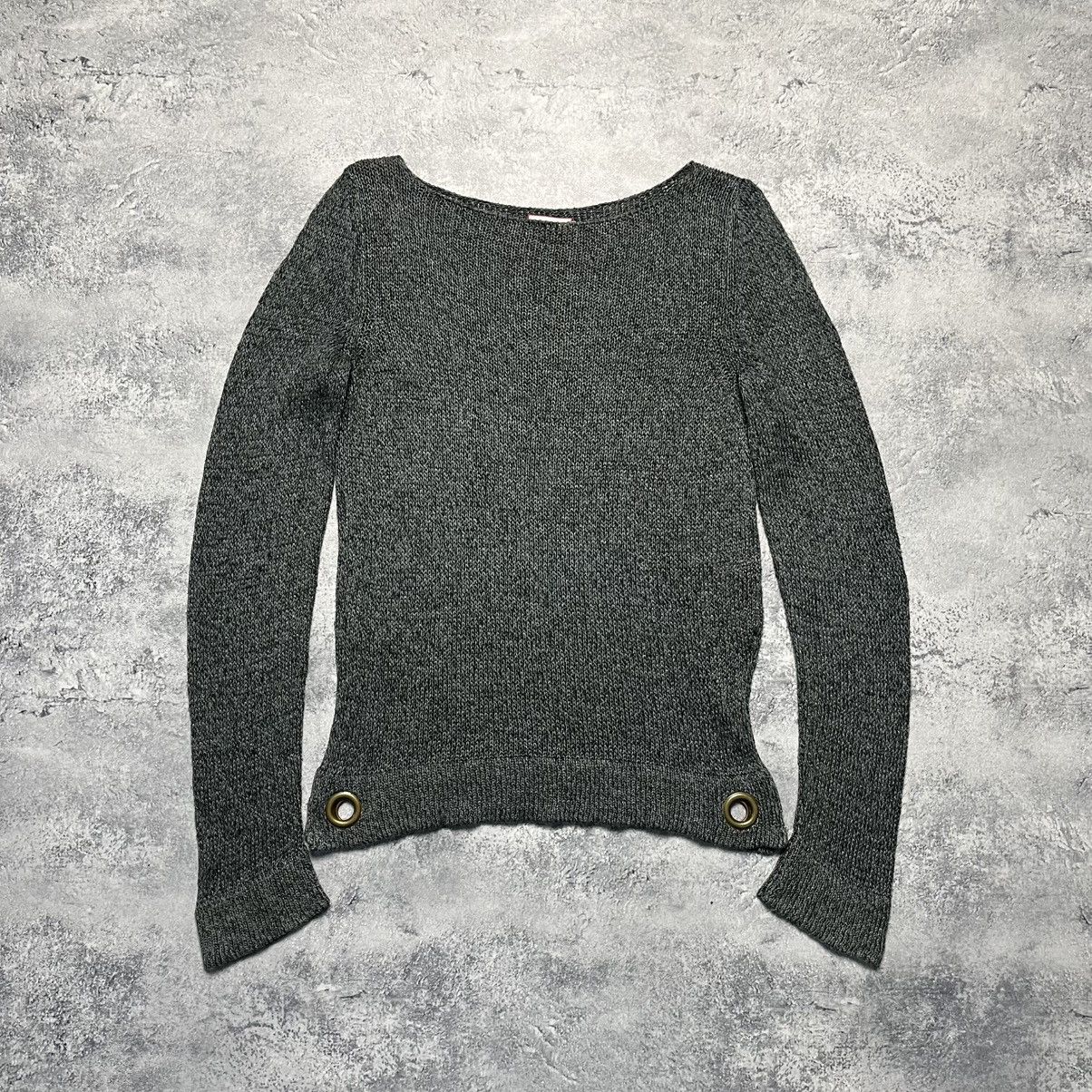 MAX&Co. Vintage Max&Co. Max Mara Grey Knited Sweater Avant-Garde Size M / US 6-8 / IT 42-44 - 1 Thumbnail