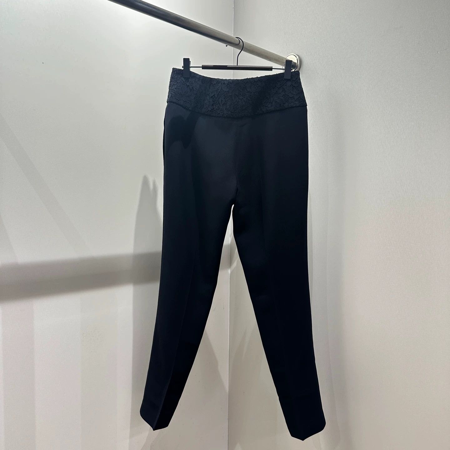 Christian Dior Monsieur Dior feb437 lace-wool silk trousers 36 Size 26" / US 2 / IT 38 - 2 Thumbnail