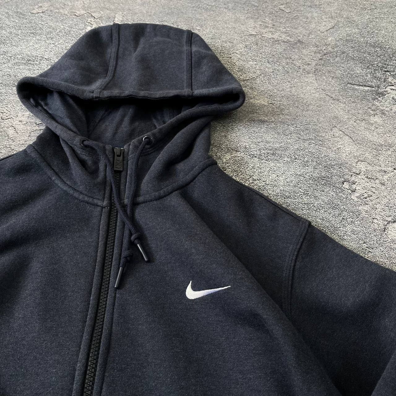 Nike × Vintage Vintage Streetwear Zip Hoodie Nike Y2K Basic Size US L / EU 52-54 / 3 - 8 Thumbnail