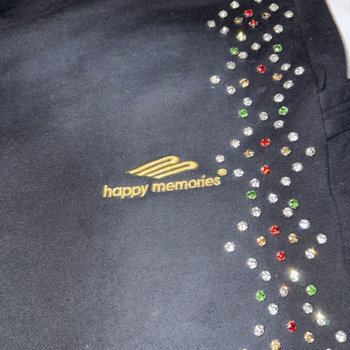 HMDD HMDD Crystal Sweatpants (CROPPED) Black XL Size US 32 / EU 48 - 2 Thumbnail