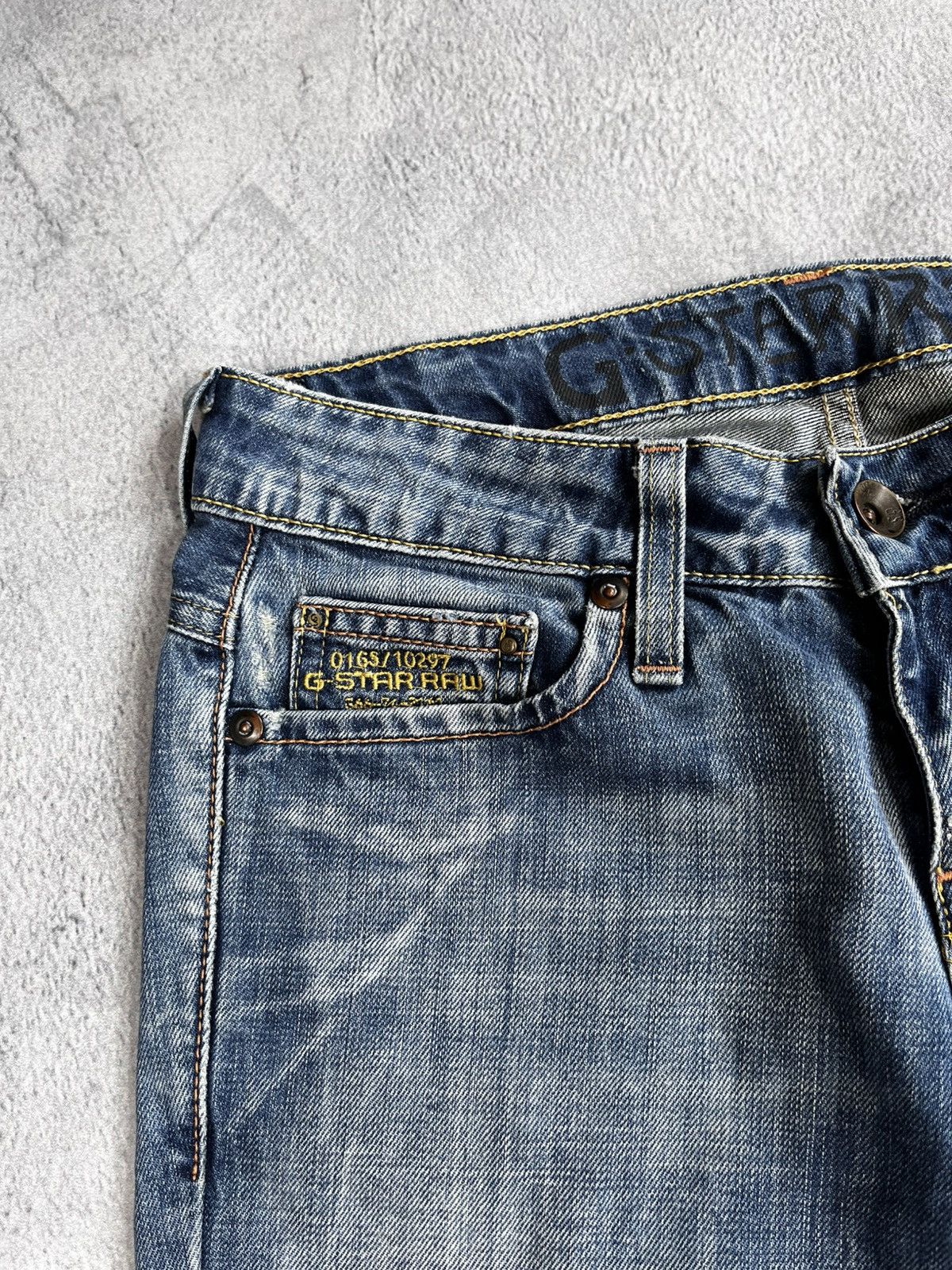 G-Star Vintage Y2K G star faded straight denim jeans Japanese 27 Size 27" / US 4 / IT 40 - 7 Thumbnail