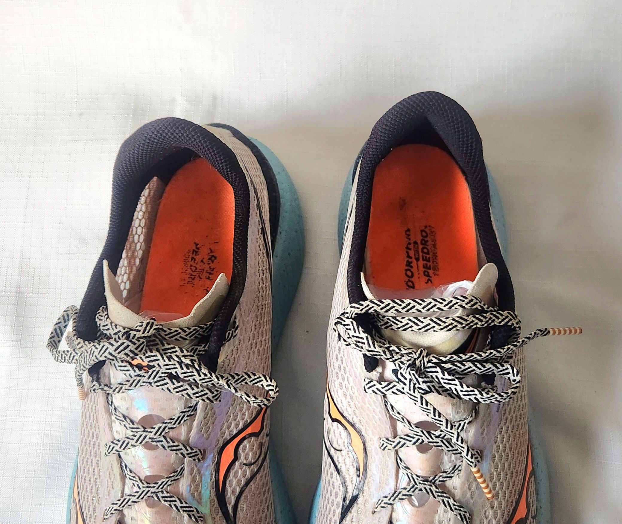Saucony Saucony Endorphin Pro 3 Fog/ Vizi Orange 2023 (S20755-25) Size US 11.5 / EU 44-45 - 11 Thumbnail