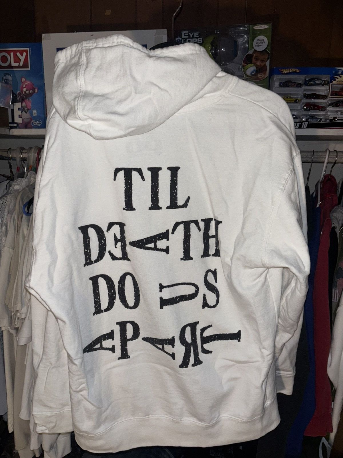 Trippie Redd Trippie Redd 1400 White Hoodie Size US M / EU 48-50 / 2 - 2 Thumbnail